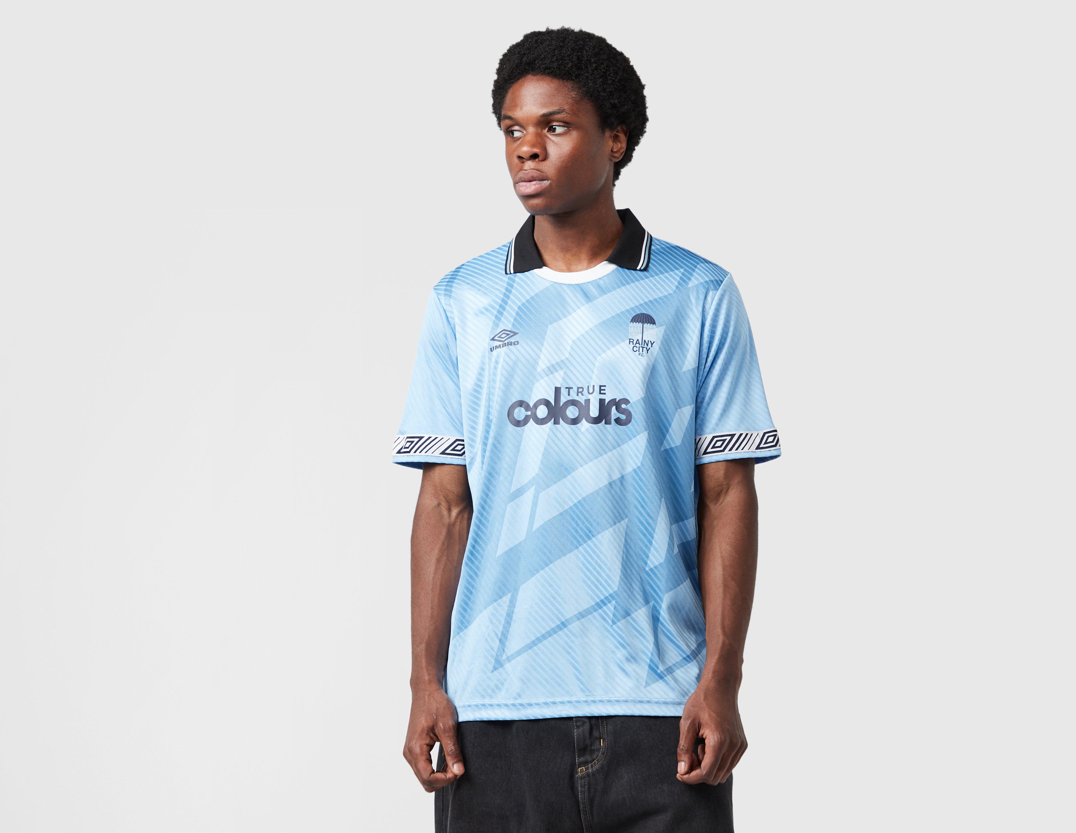 Umbro Taped Football Shirt Blue in  Men's Size Medium