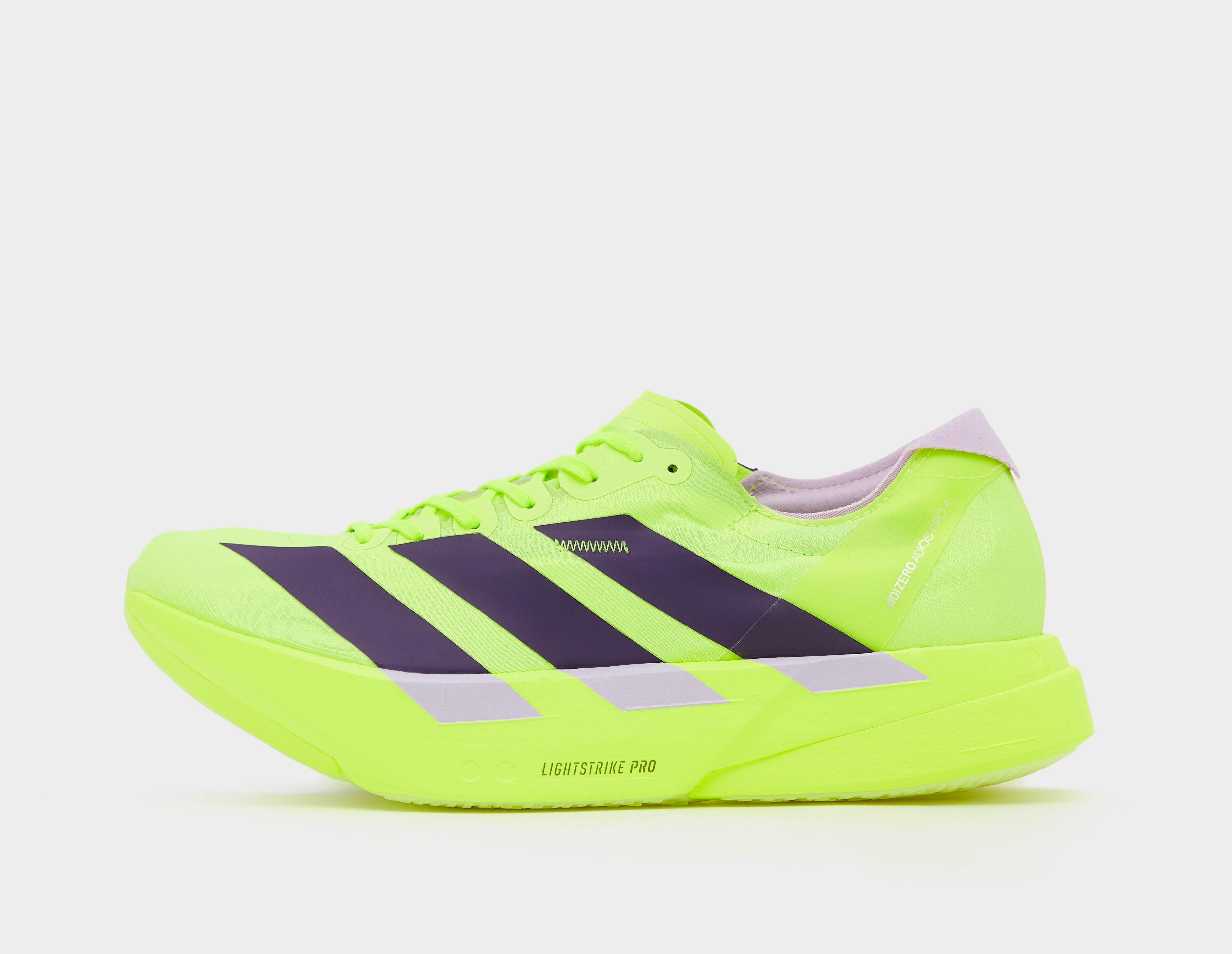 Adidas Men's Adizero Adios Pro 4 Shoes - Solar Yellow - 10.5 (45.3) - Image 5