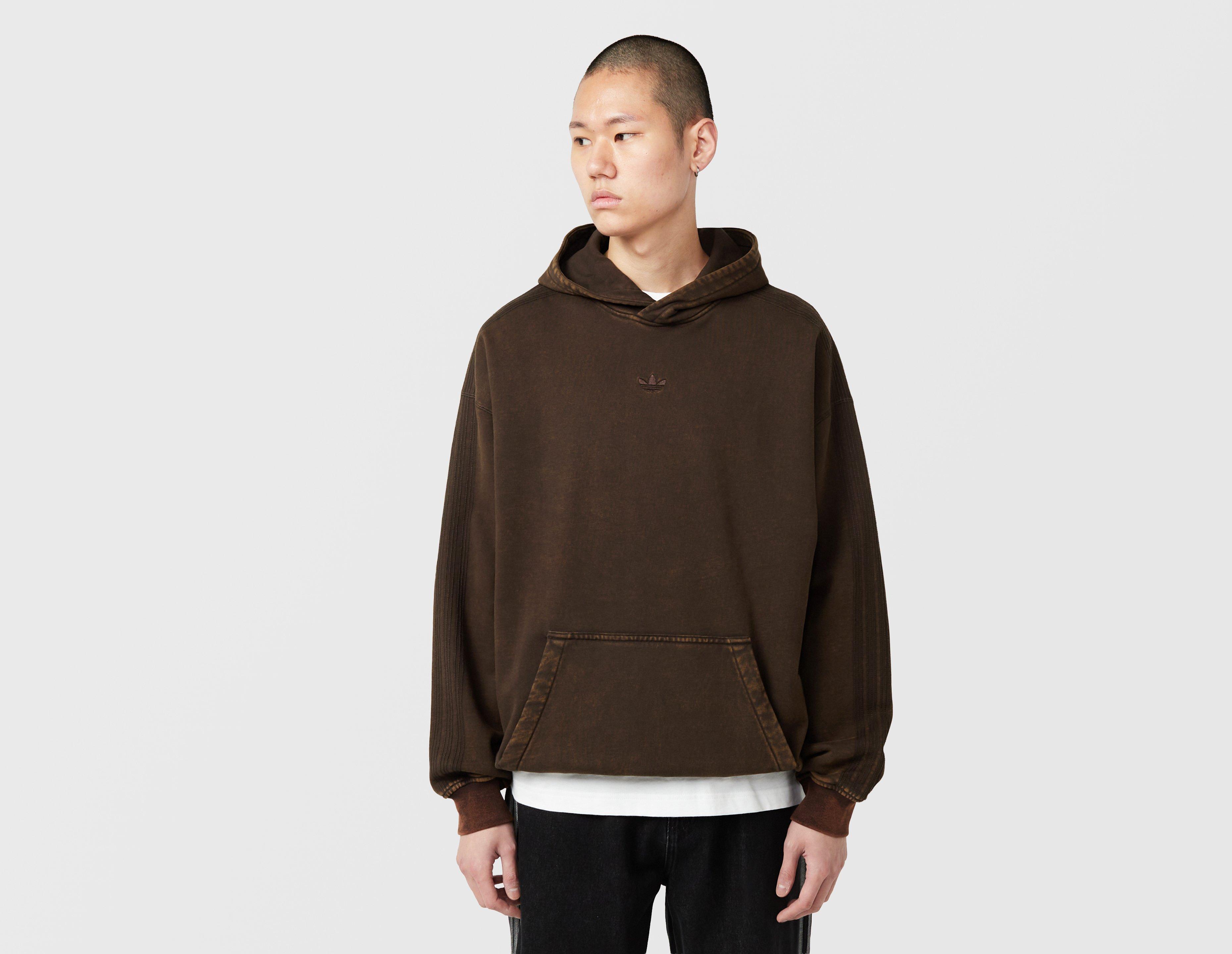 Adidas Originals Premium Essentials Retro Washed Hoodie Brown in  Men's Size XL