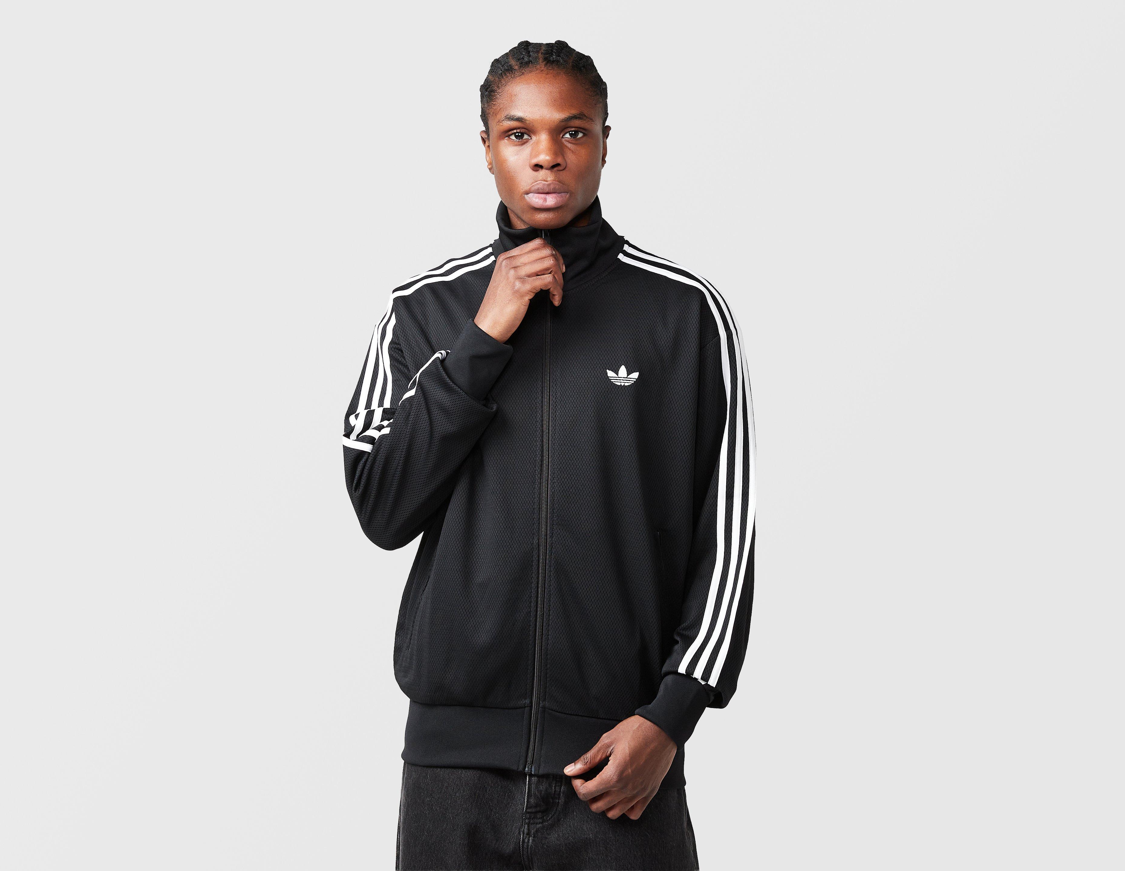 Adidas Originals Adicolor Mesh Firebird Track Top Black in  Men's Size Medium