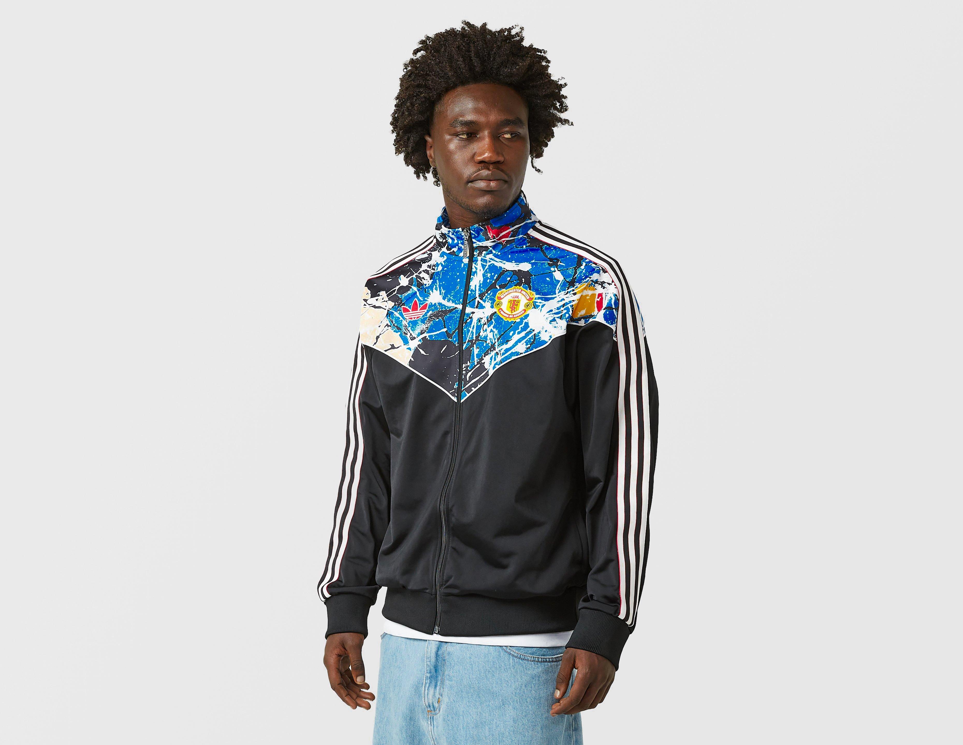 Adidas Originals X Manchester United X The Stone Roses Track Top Black in  Men's Size Medium
