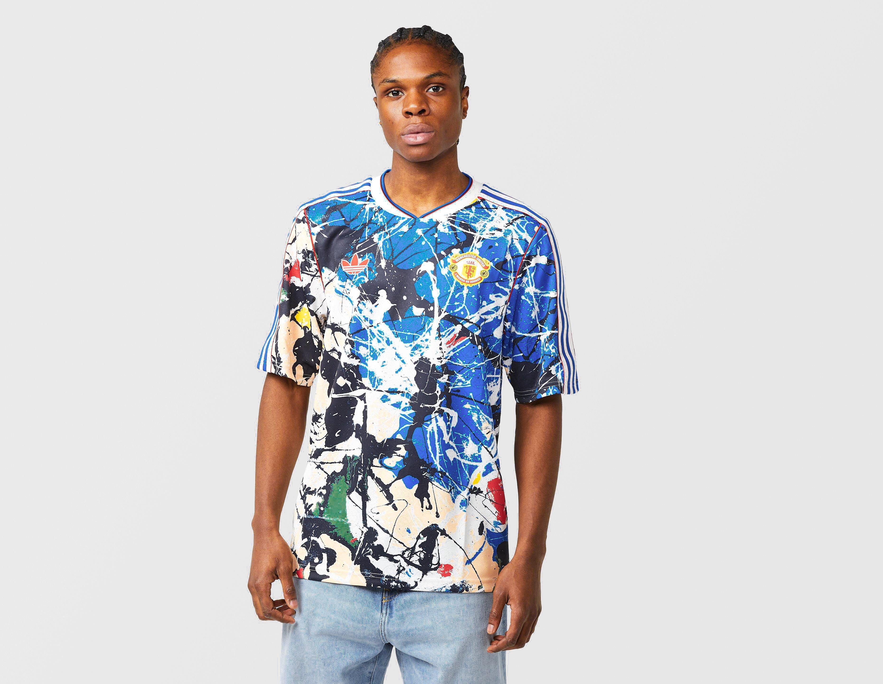 Adidas Originals X Manchester United X The Stone Roses Shirt Blue in  Men's Size XL