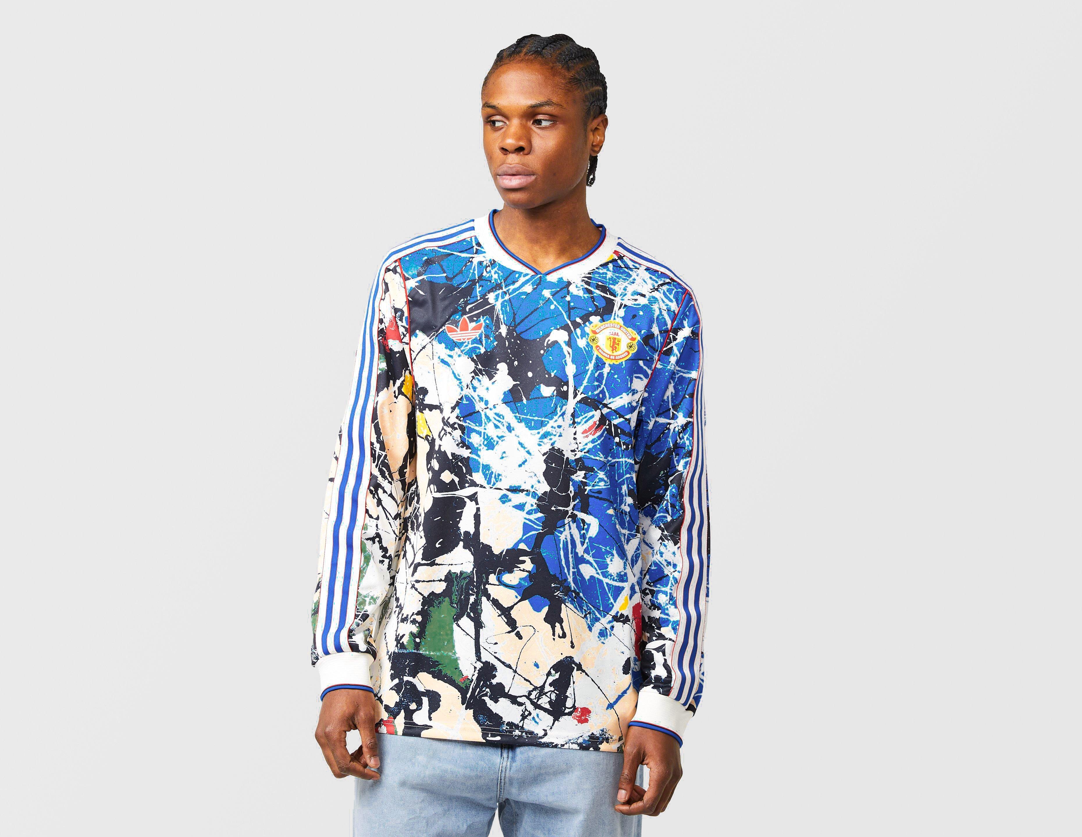 Adidas Originals X Manchester United X The Stone Roses Ls Shirt Blue in  Men's Size XL