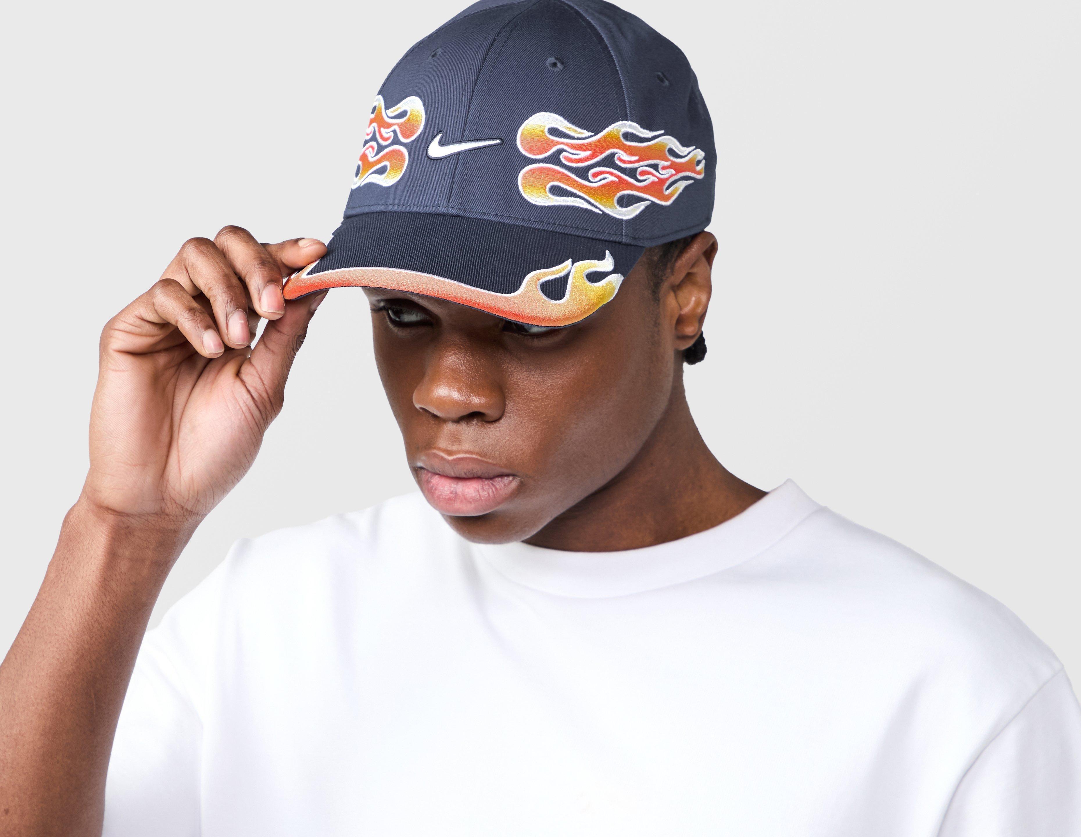 Nike Club Structured Og Flame Cap Blue in   Size Medium-Large