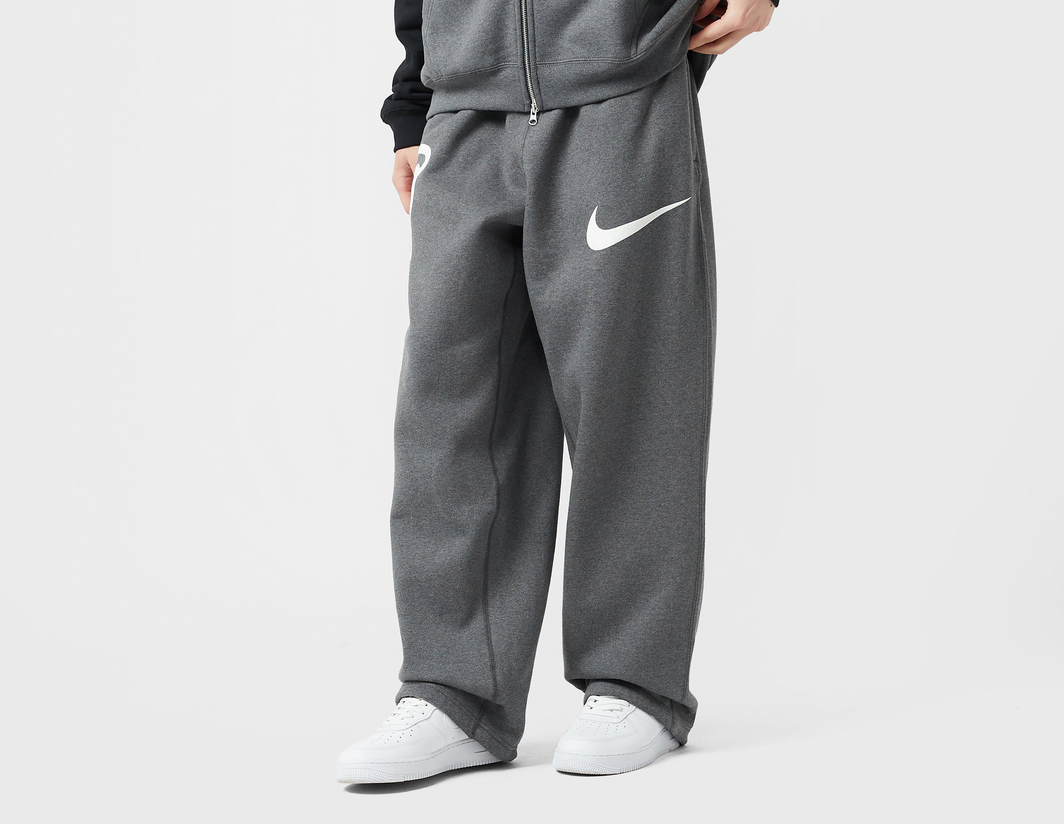 Nike X Syna Solo Swoosh Fleece Pants Grey in  Men's Size Small