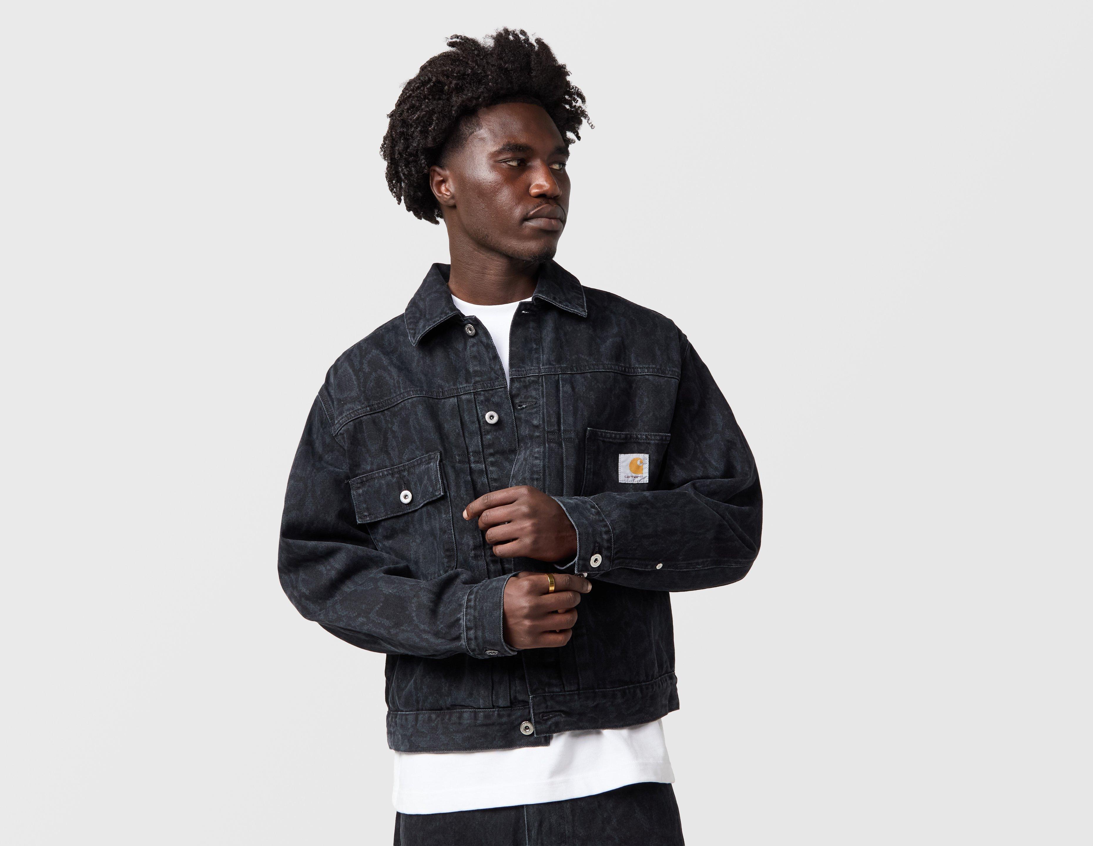 Carhartt Wip Belmar Snake Denim Jacket Black in  Men's Size Medium