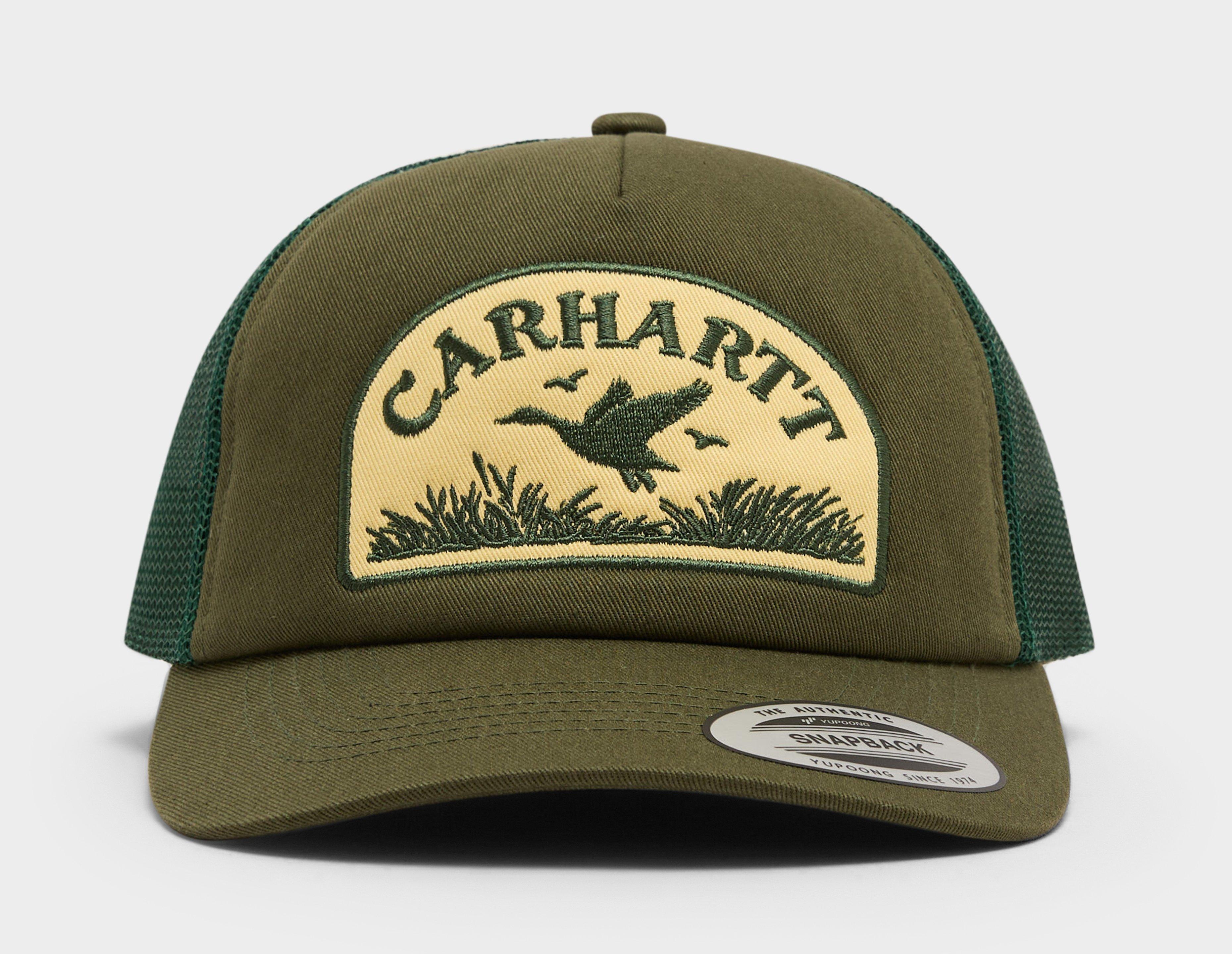 Carhartt Wip Take Off Trucker Cap Green in   Size One Size