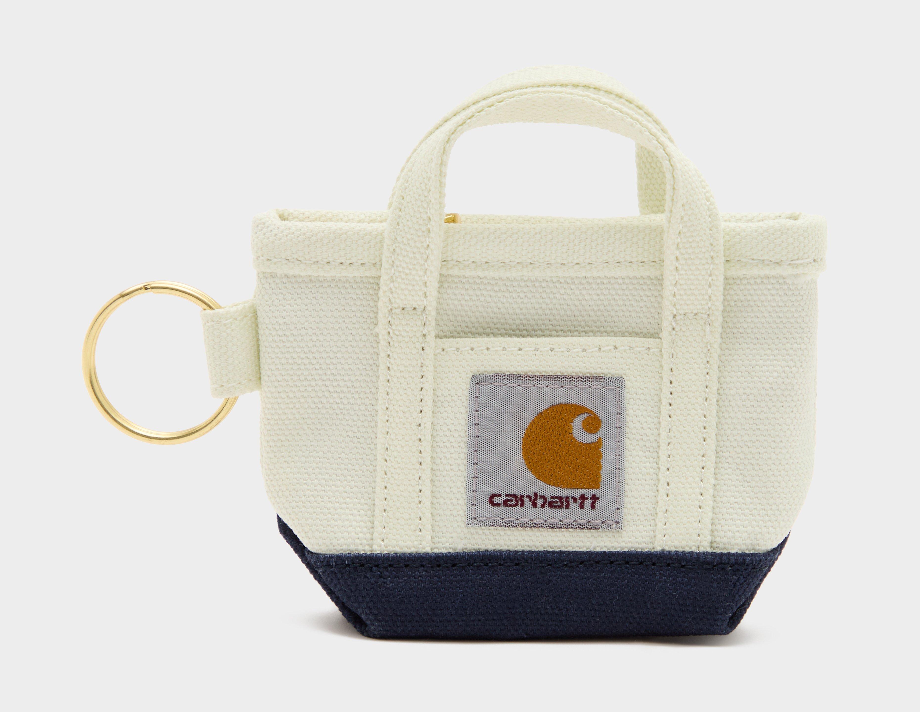 Carhartt Wip Mini Tote Bag Keychain White in   Size One Size