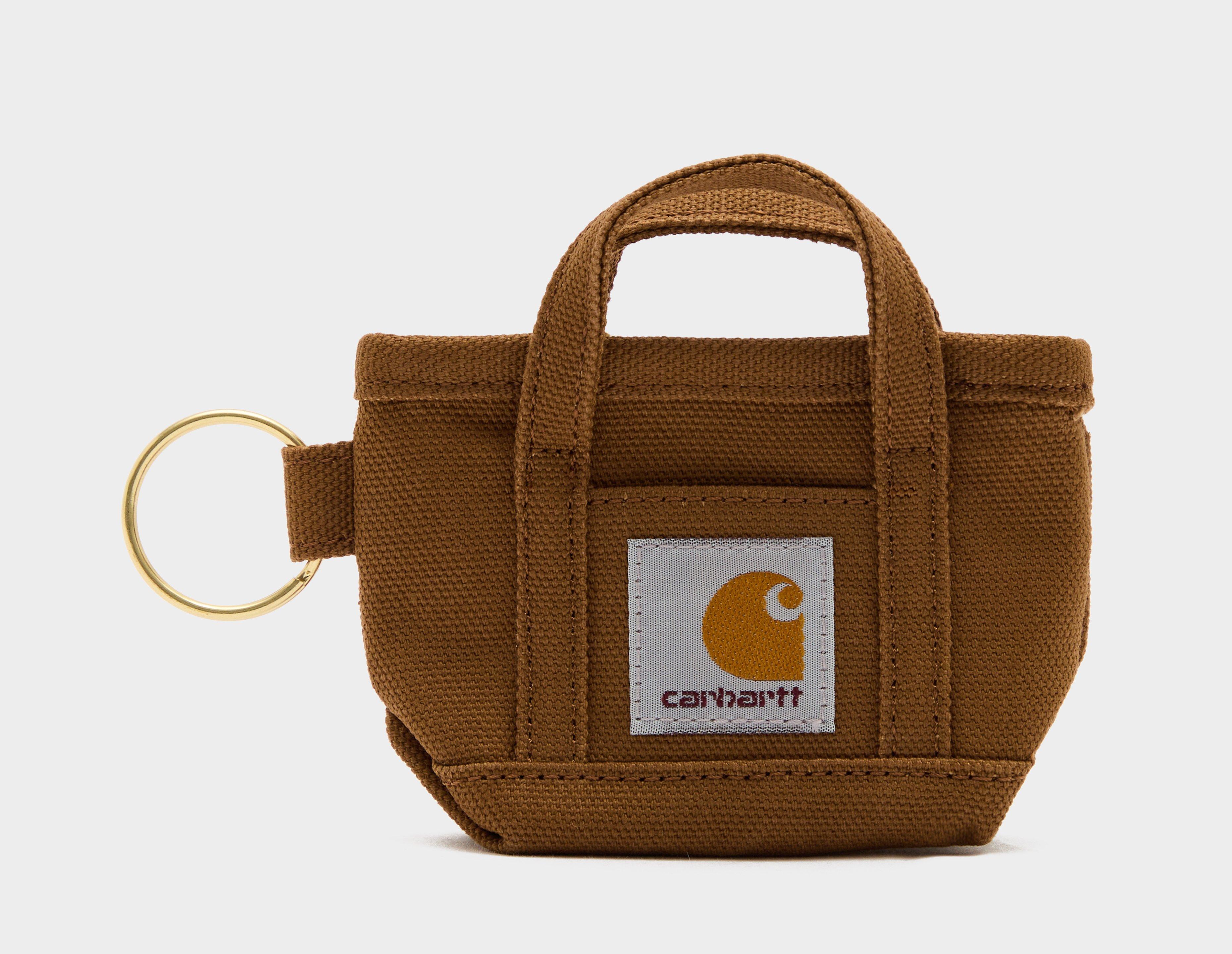 Carhartt Wip Mini Tote Bag Keychain Brown in   Size One Size