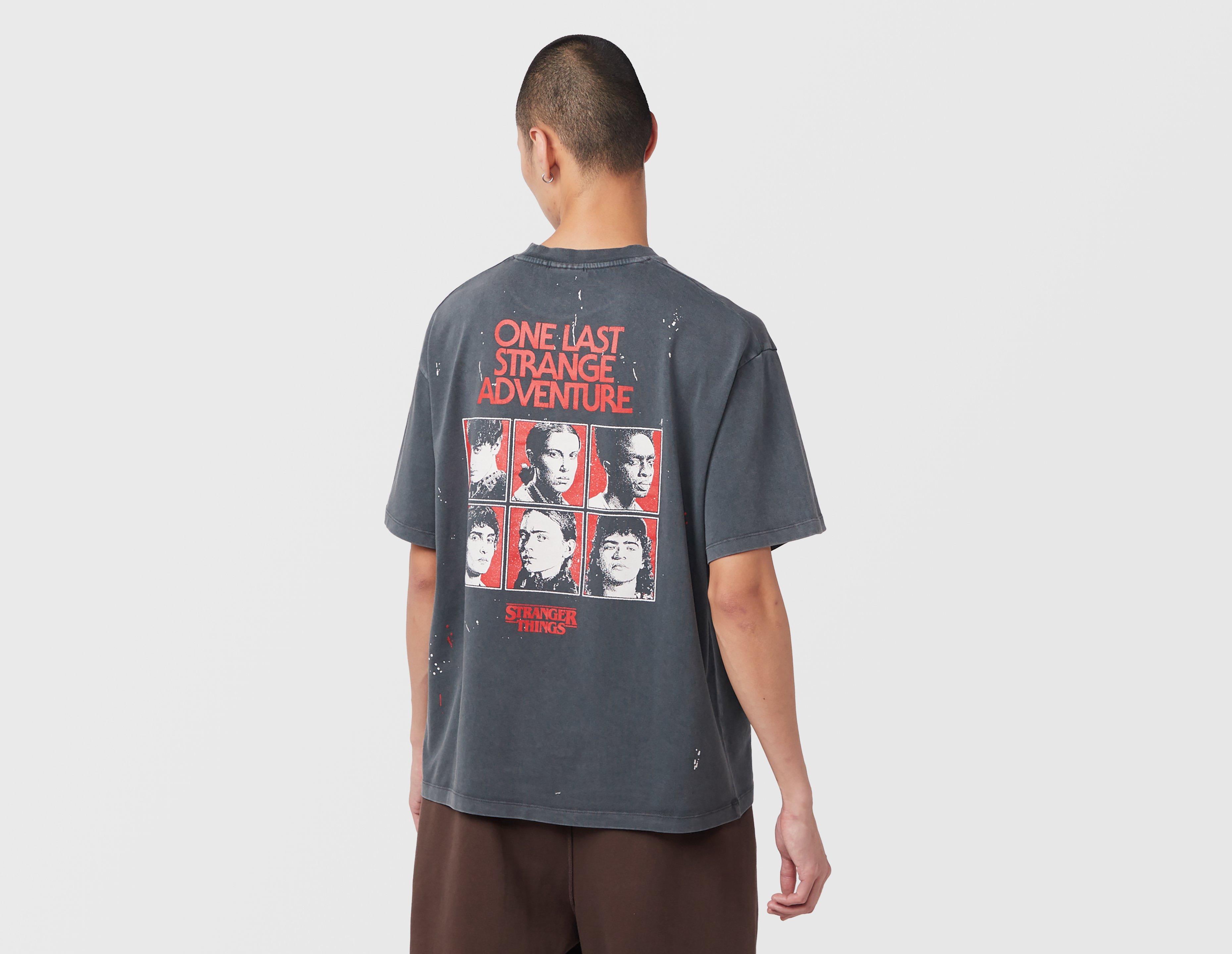 Home Grown X Stranger Things Last Adventure T-Shirt Grey in  Men's Size Large