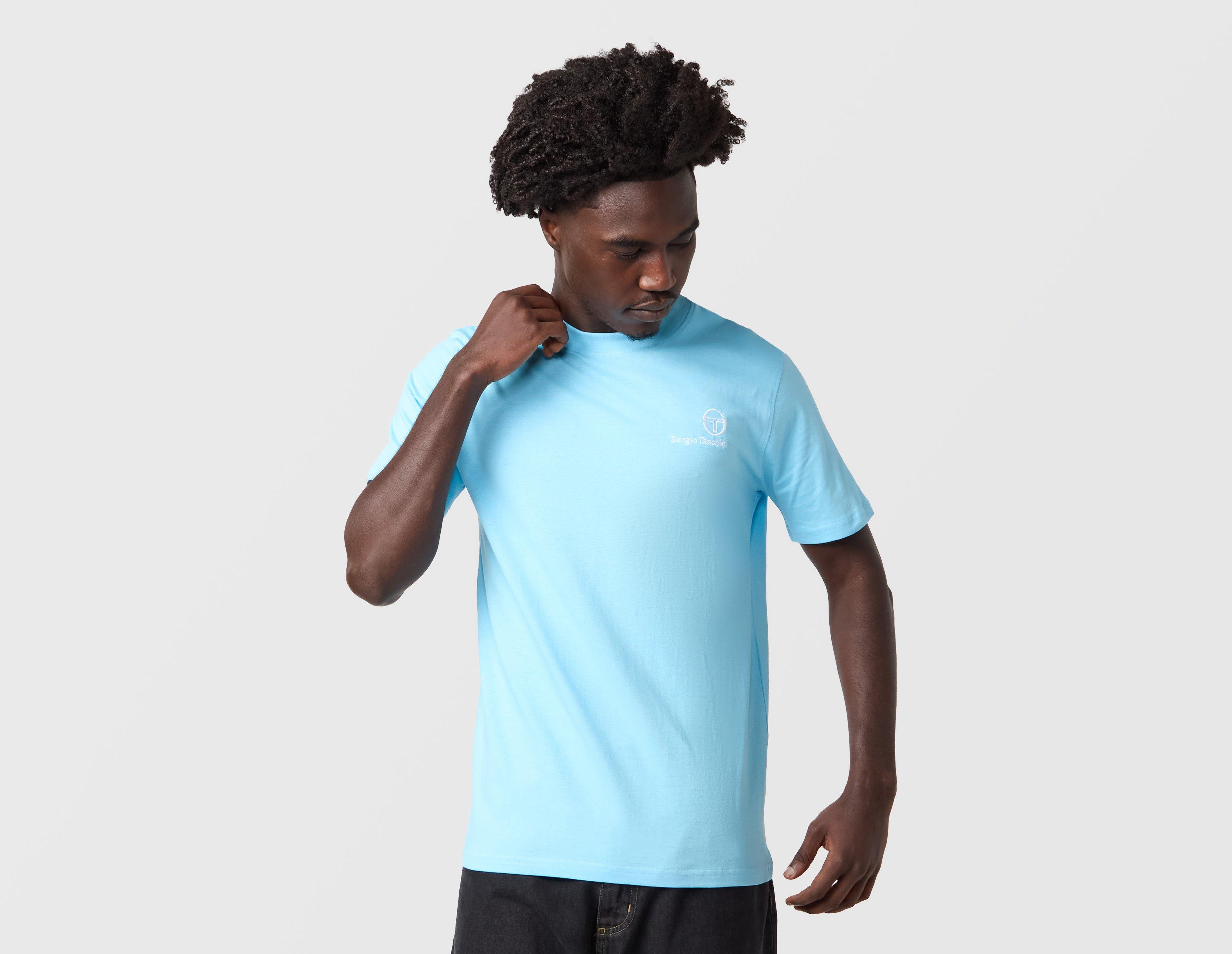 Sergio Tacchini Felton T-Shirt Blue in  Men's Size Medium