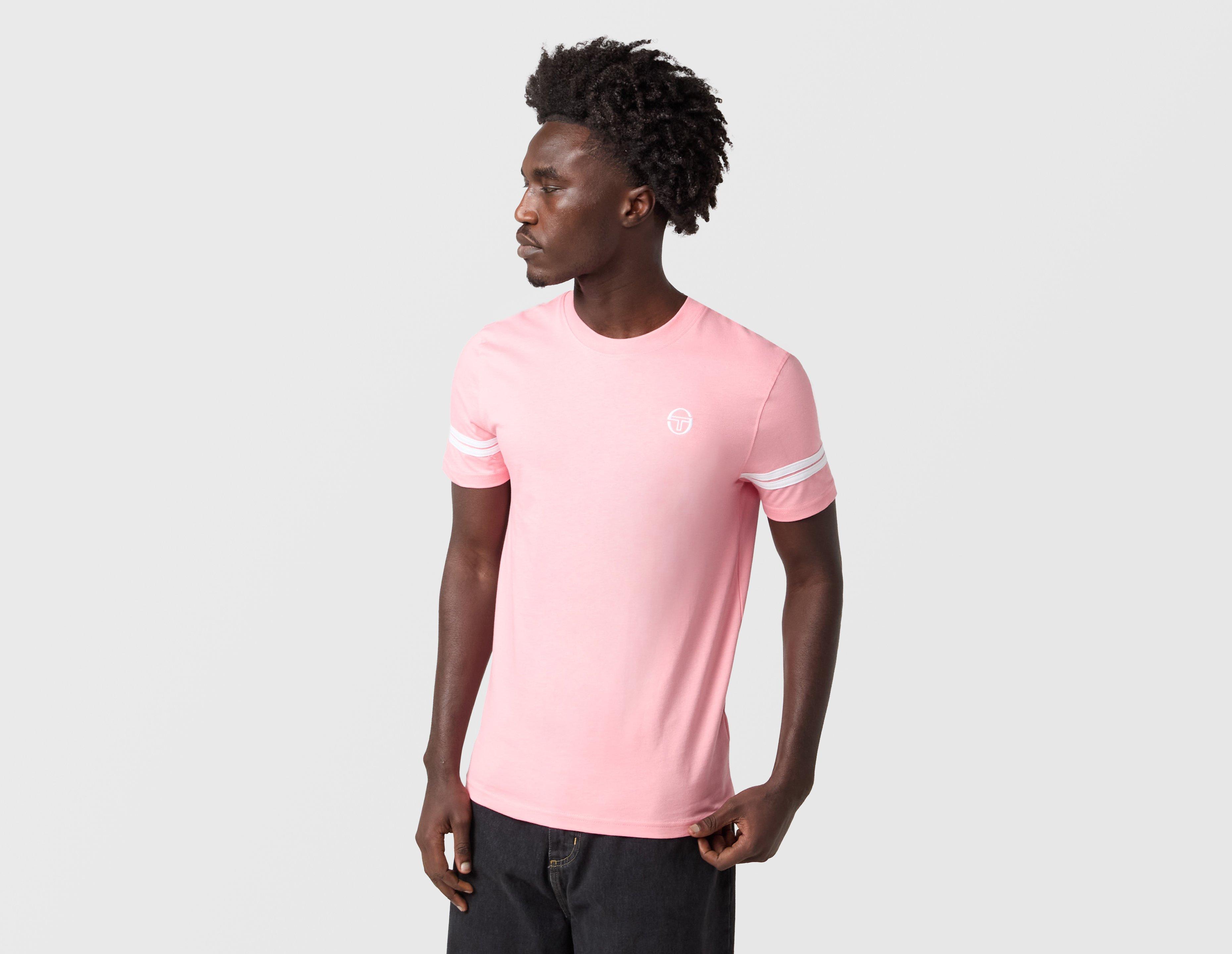 Sergio Tacchini Grello Band T-Shirt Pink in  Men's Size XL