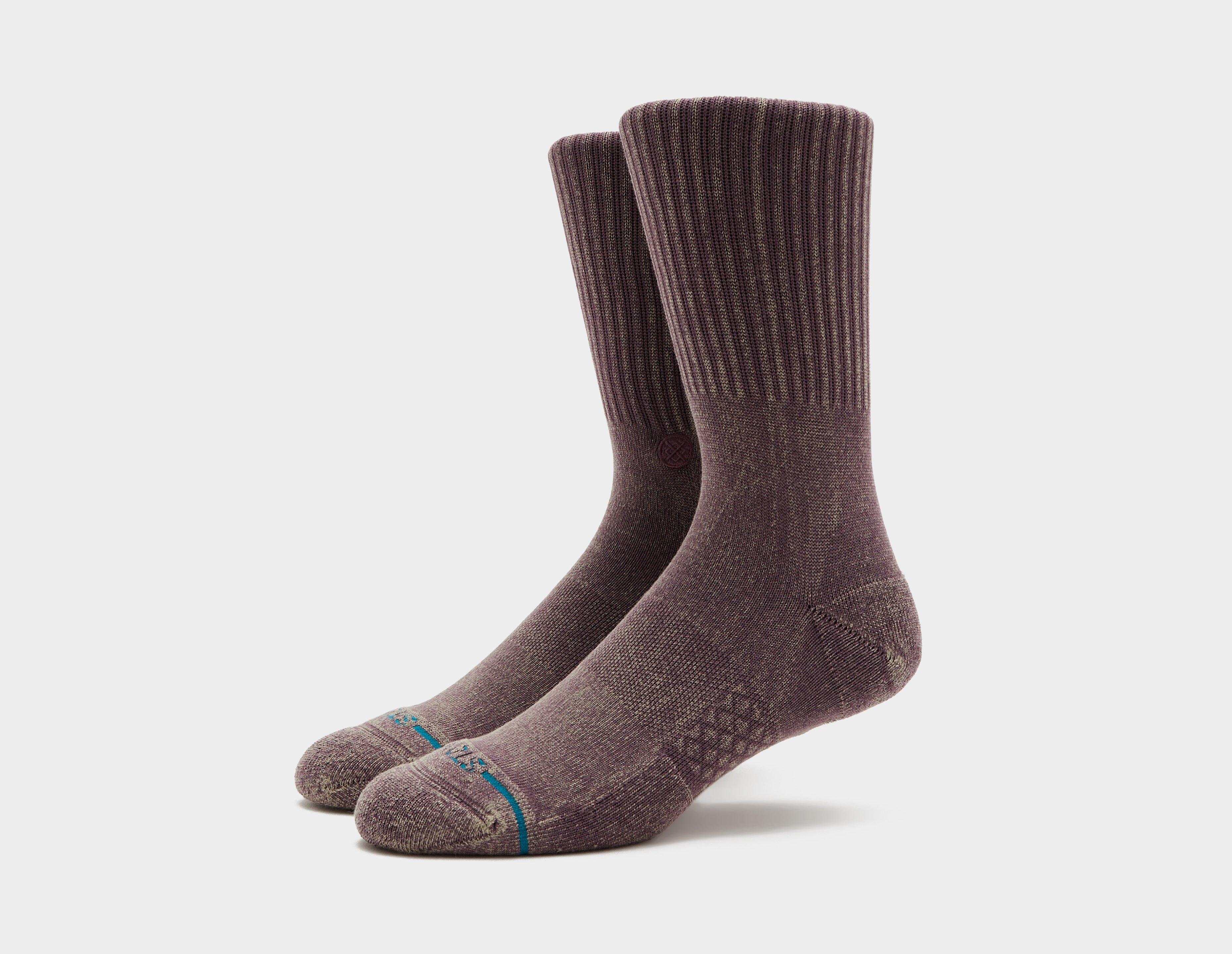 Stance Icon Socks Purple in   Size Medium