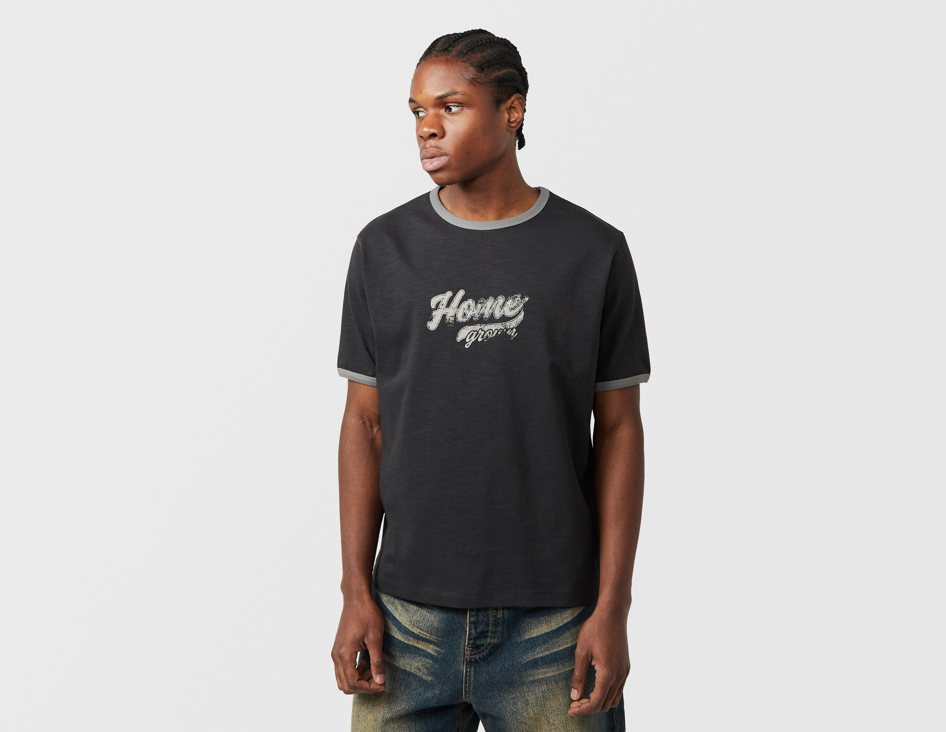 Home Grown Hermano Ringer T-Shirt Black in  Men's Size Small