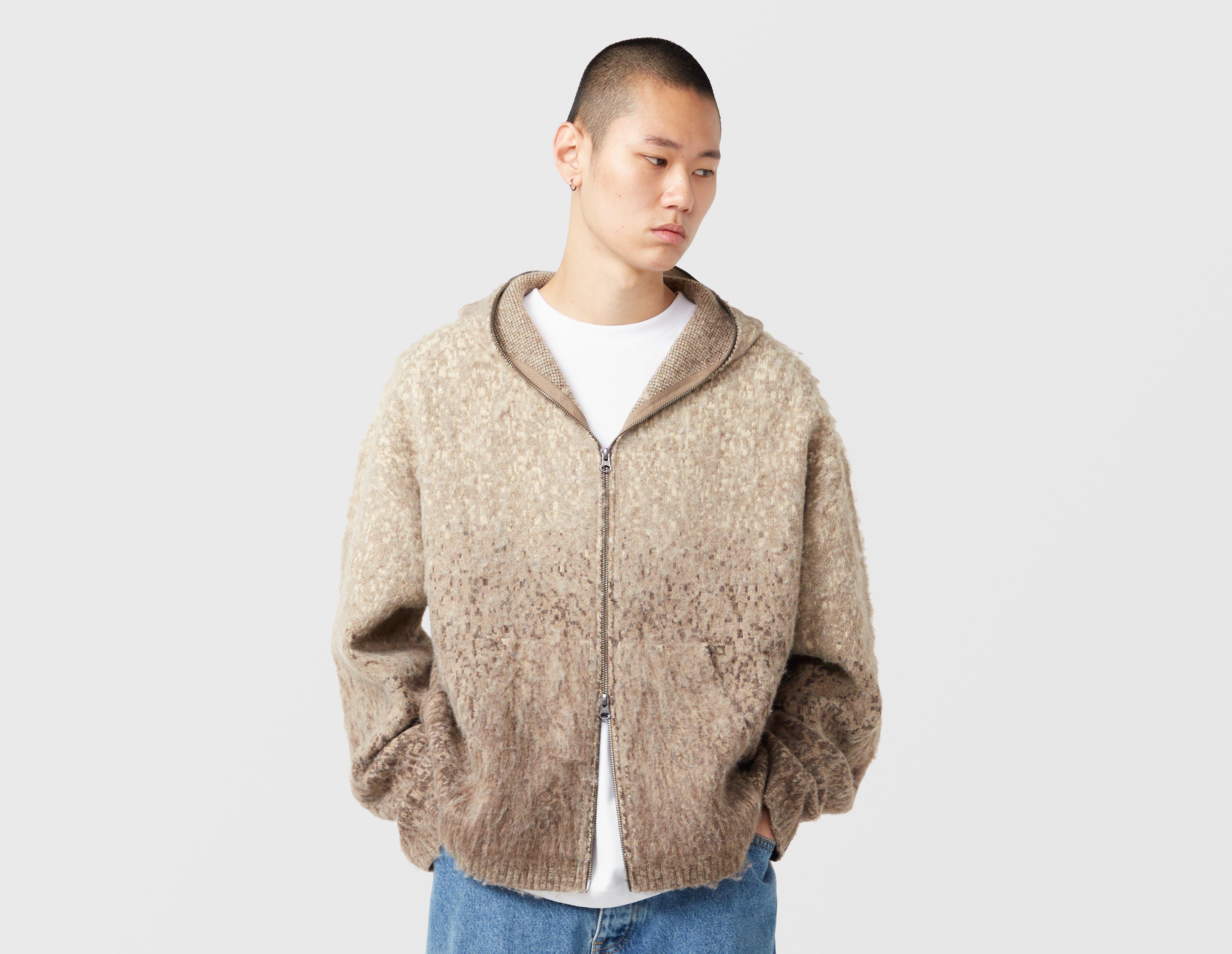 Home Grown Kombu Knit Hoodie Beige in  Men's Size XL