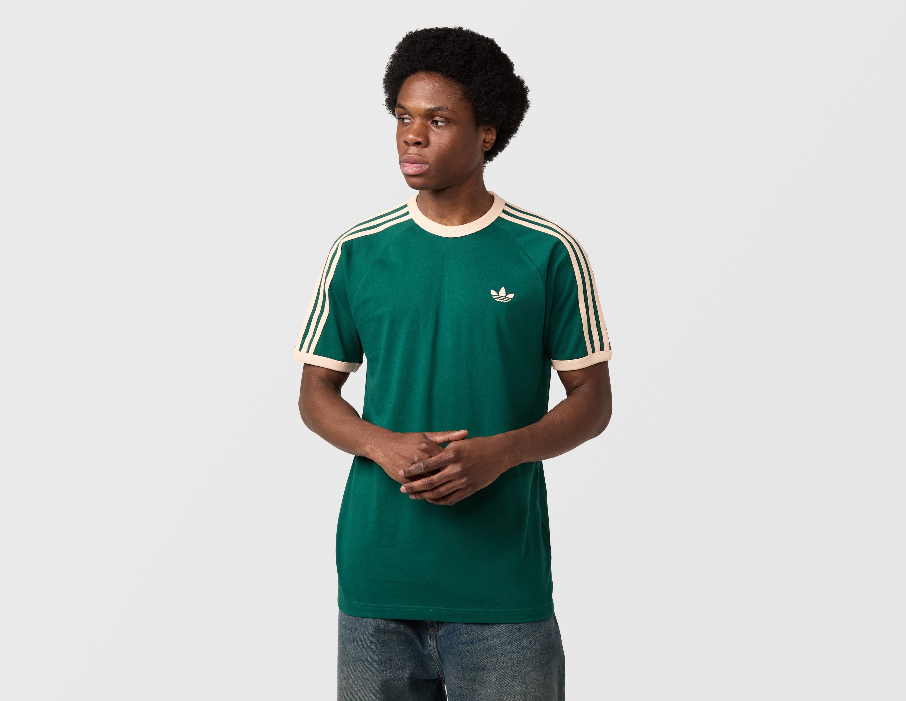 Adidas Originals 3-Stripes T-Shirt Green in  Men's Size Small