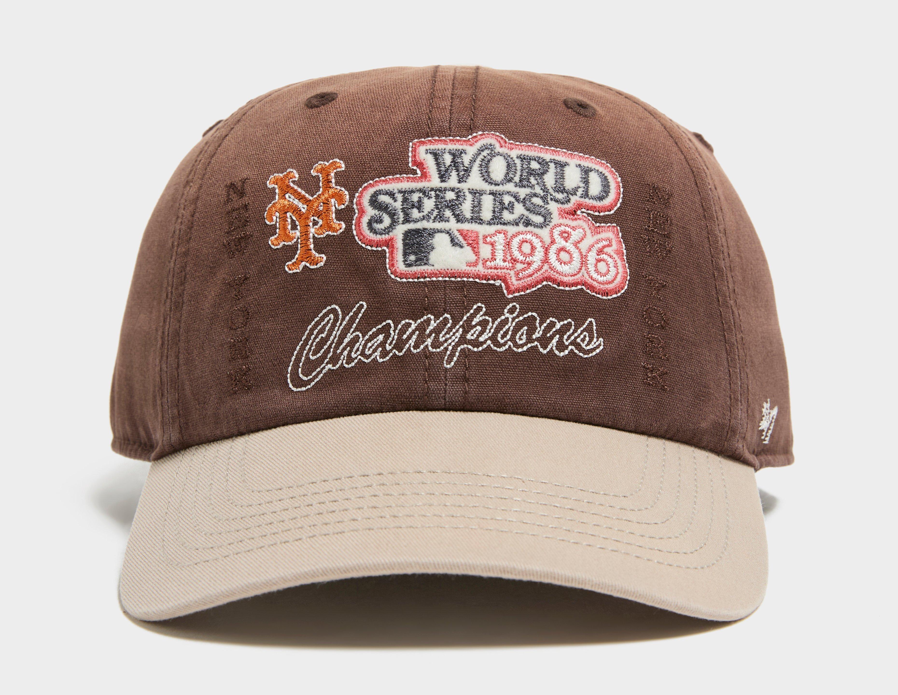 47 Brand New York Mets World Series Clean Up Cap Brown in   Size One Size