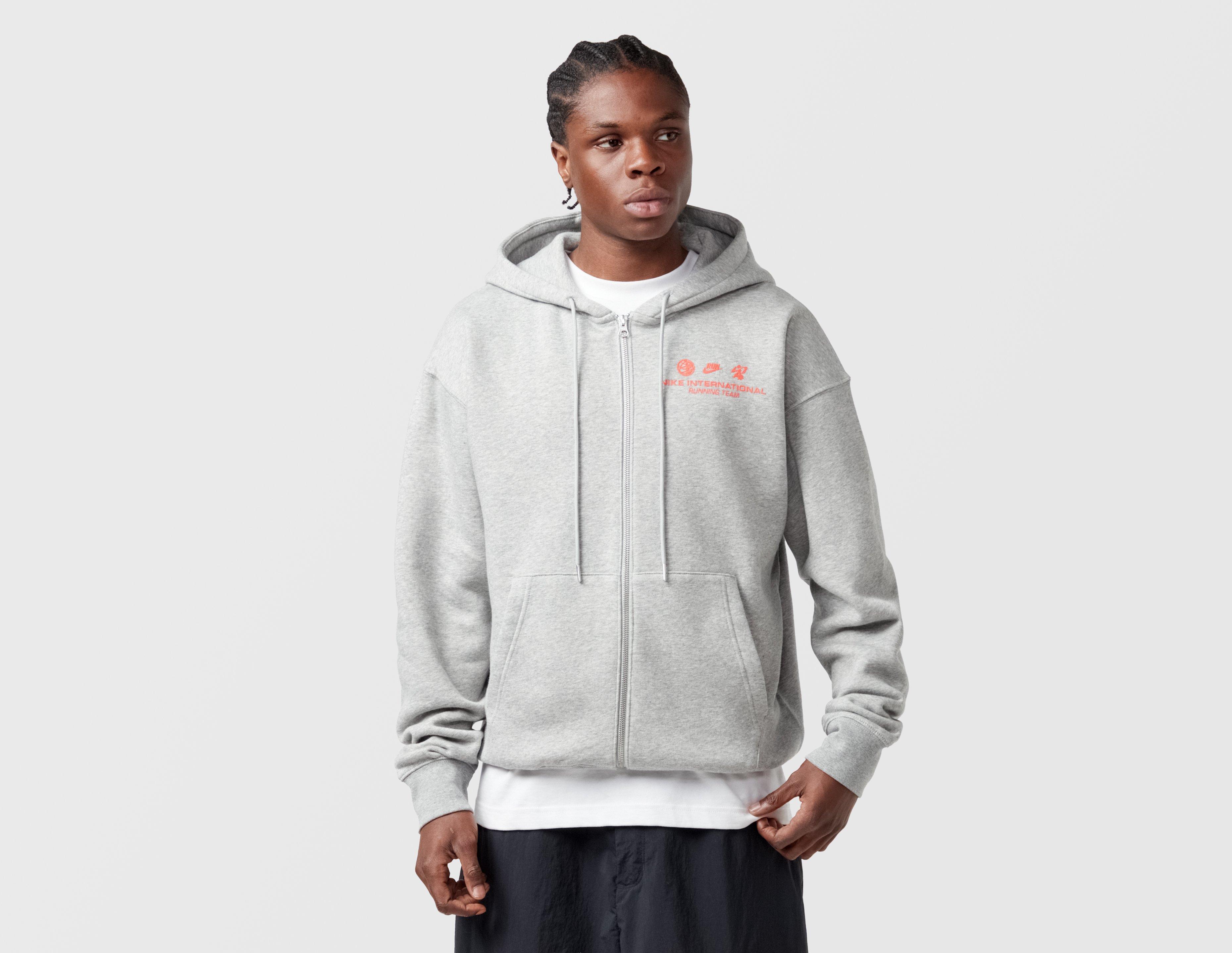 Nike Full Zip Running Hoodie Grey in  Men's Size XL