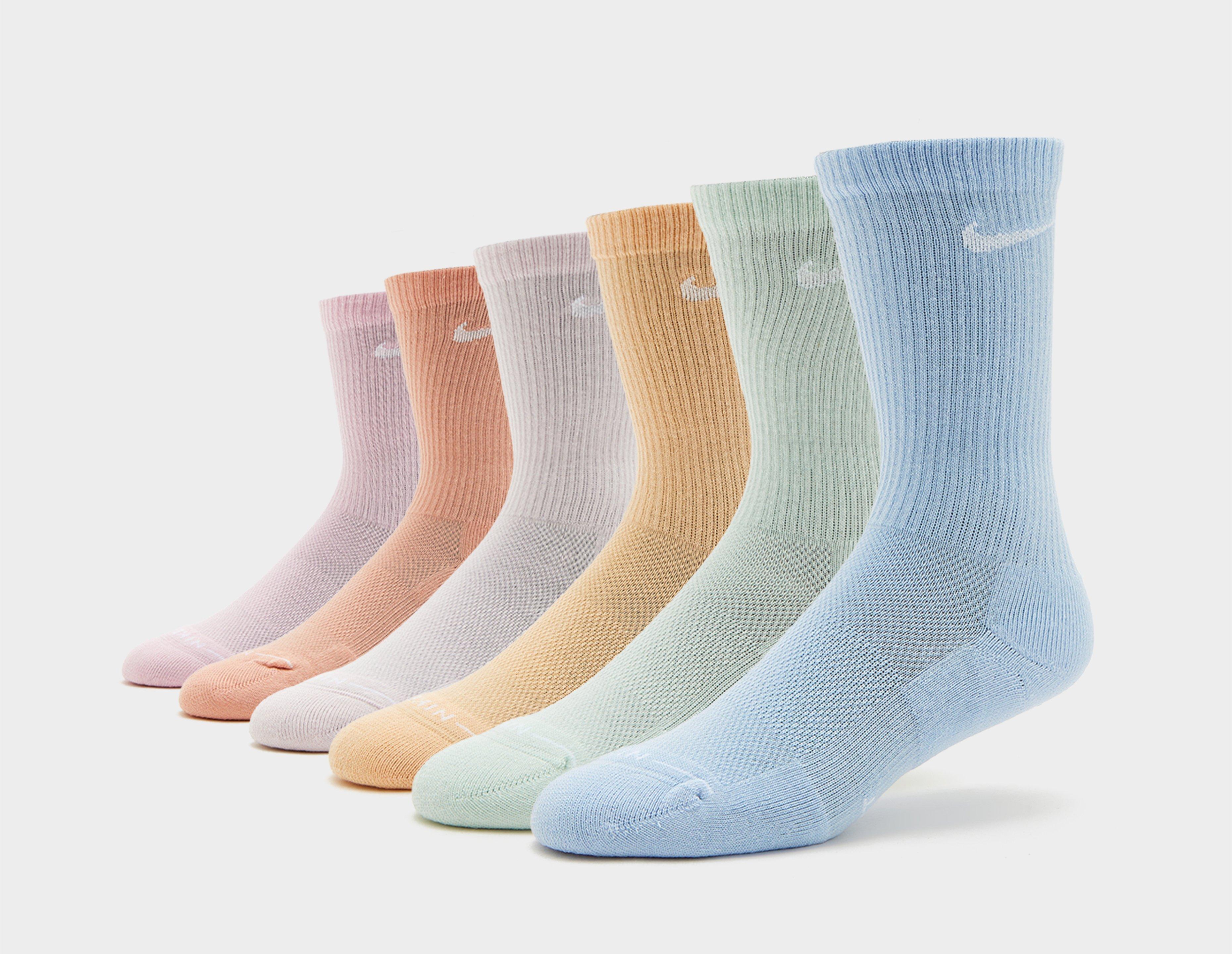 Nike 6-Pack Socks  in   Size 8-11
