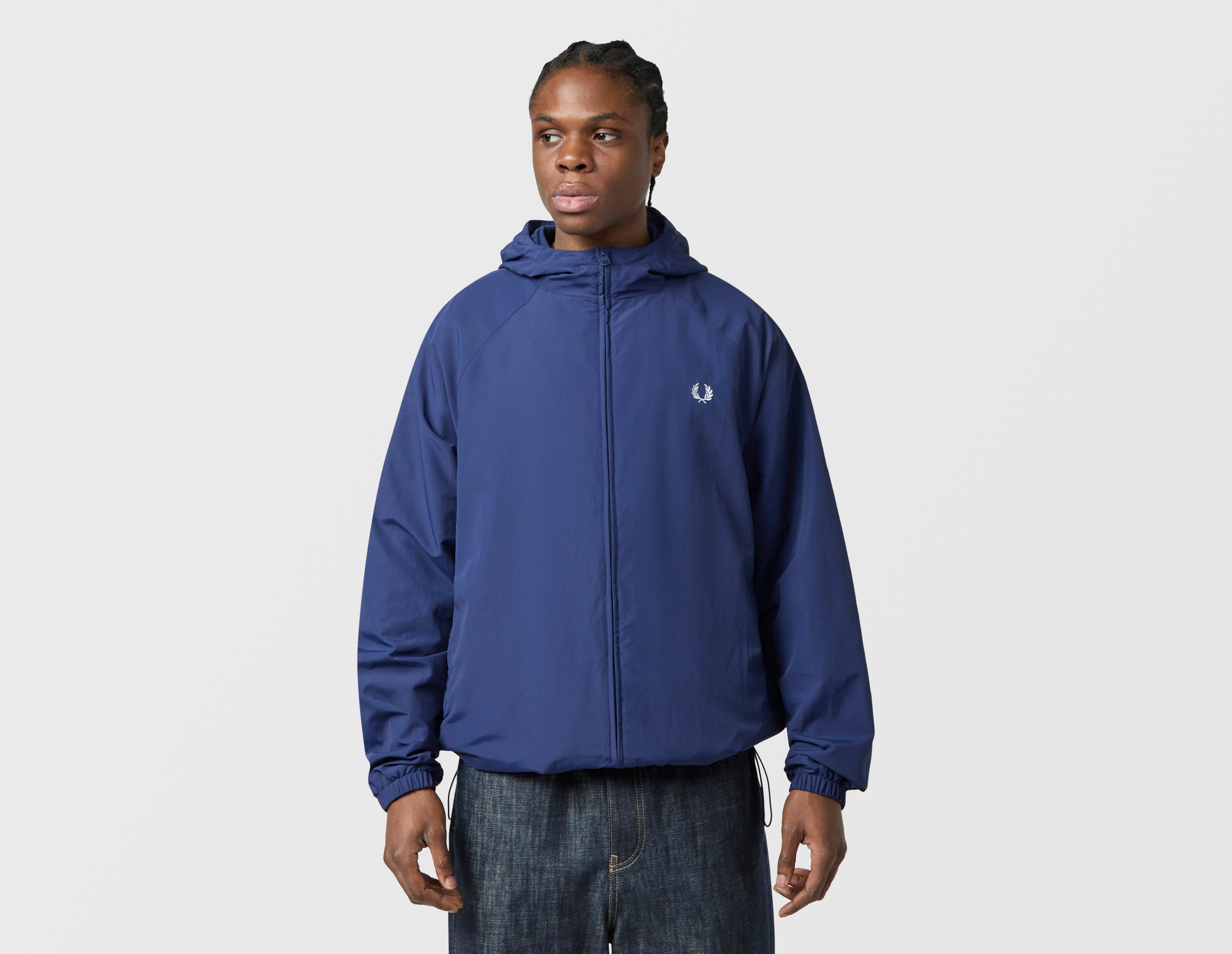 Fred Perry Hooded Shell Jacket Blue in  Men's Size XL