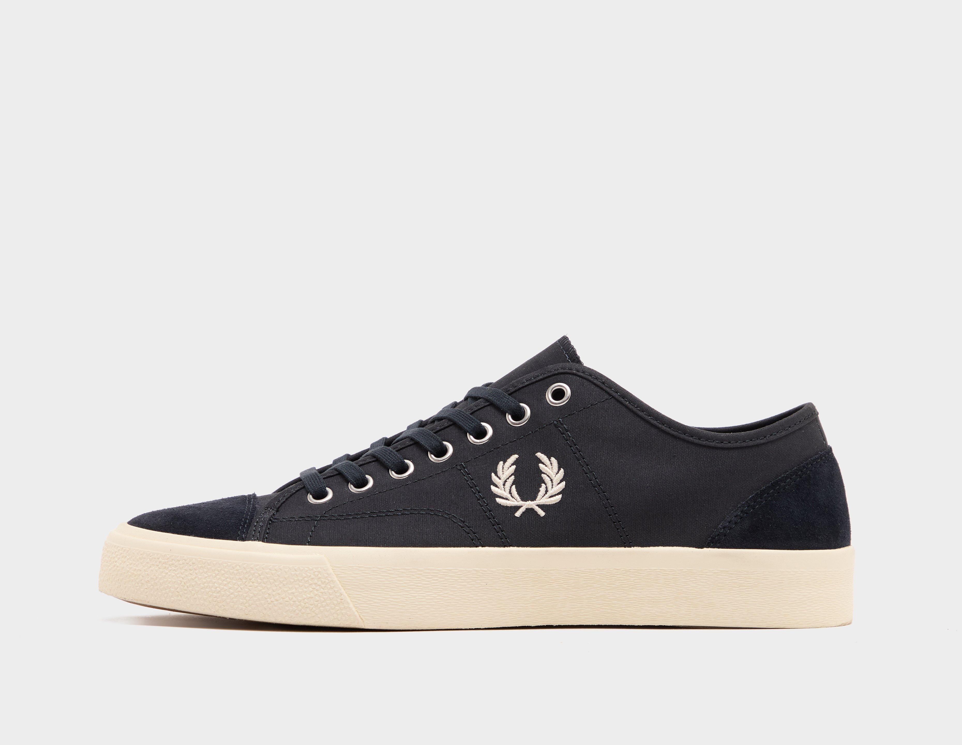 Fred Perry Hughes Canvas Plimsoll Blue in  Men's Size 10
