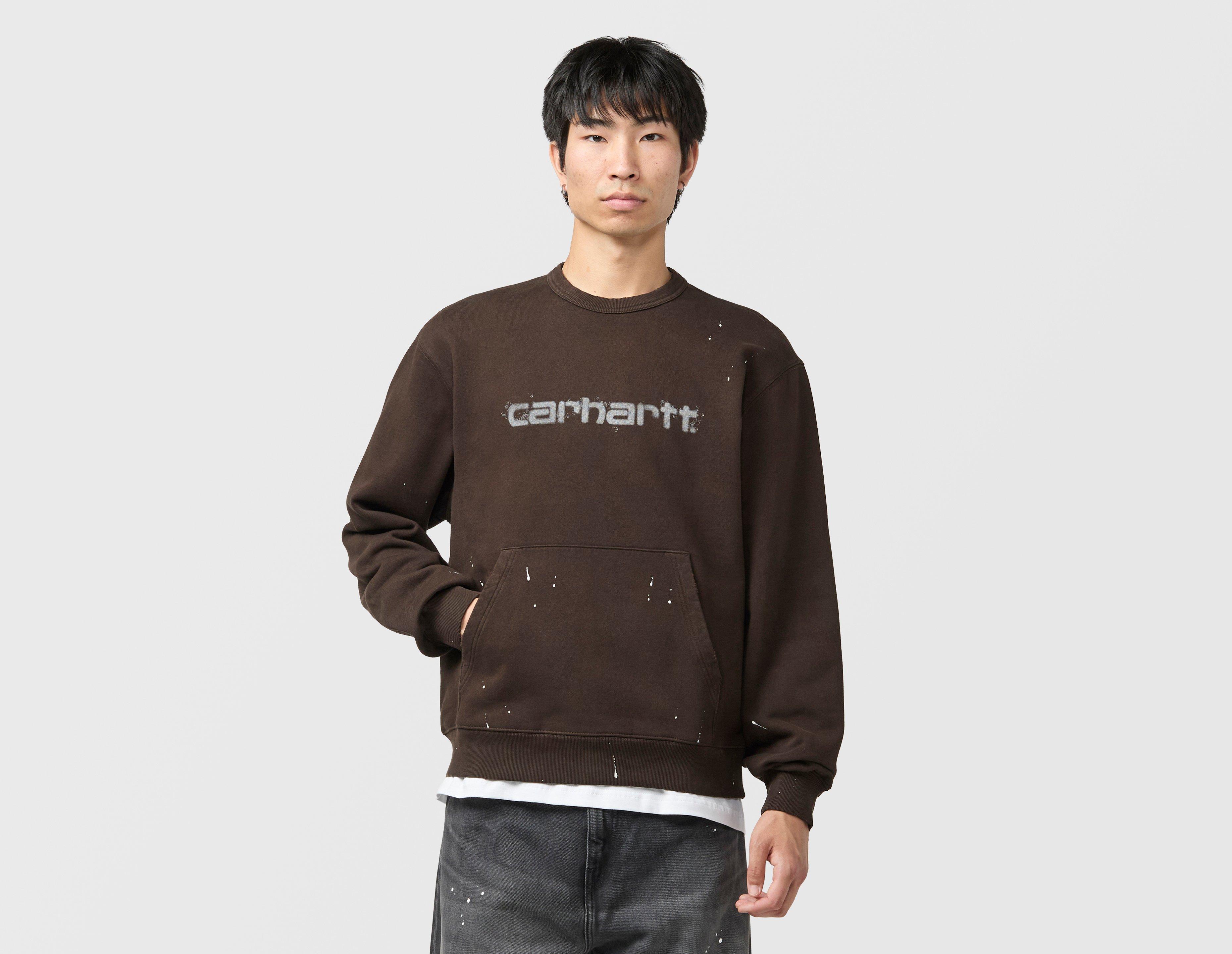 Carhartt Wip Painter Crew Sweatshirt Brown in  Men's Size Small