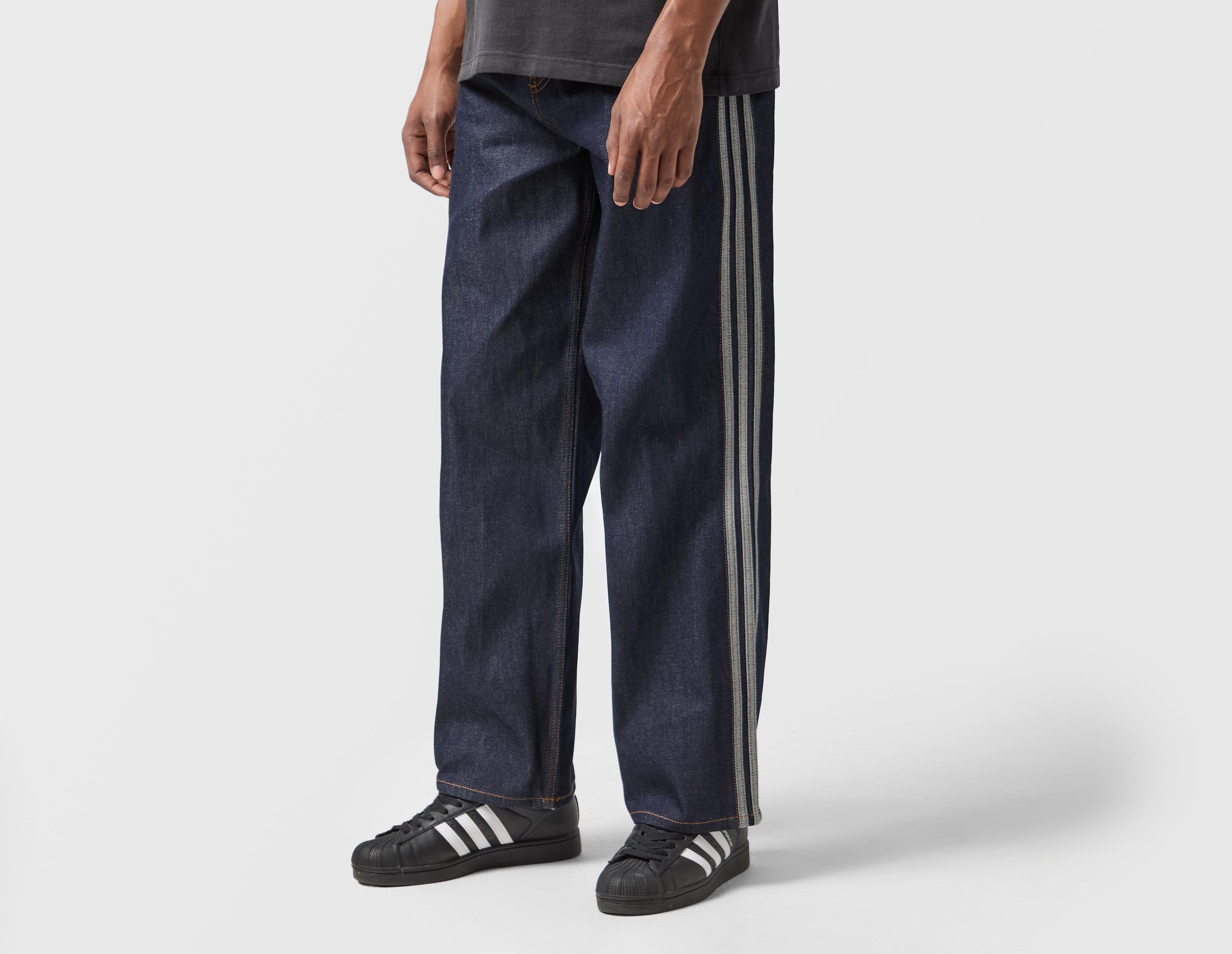 Adidas Originals Firebird Denim Track Pants Blue in  Men's Size 34