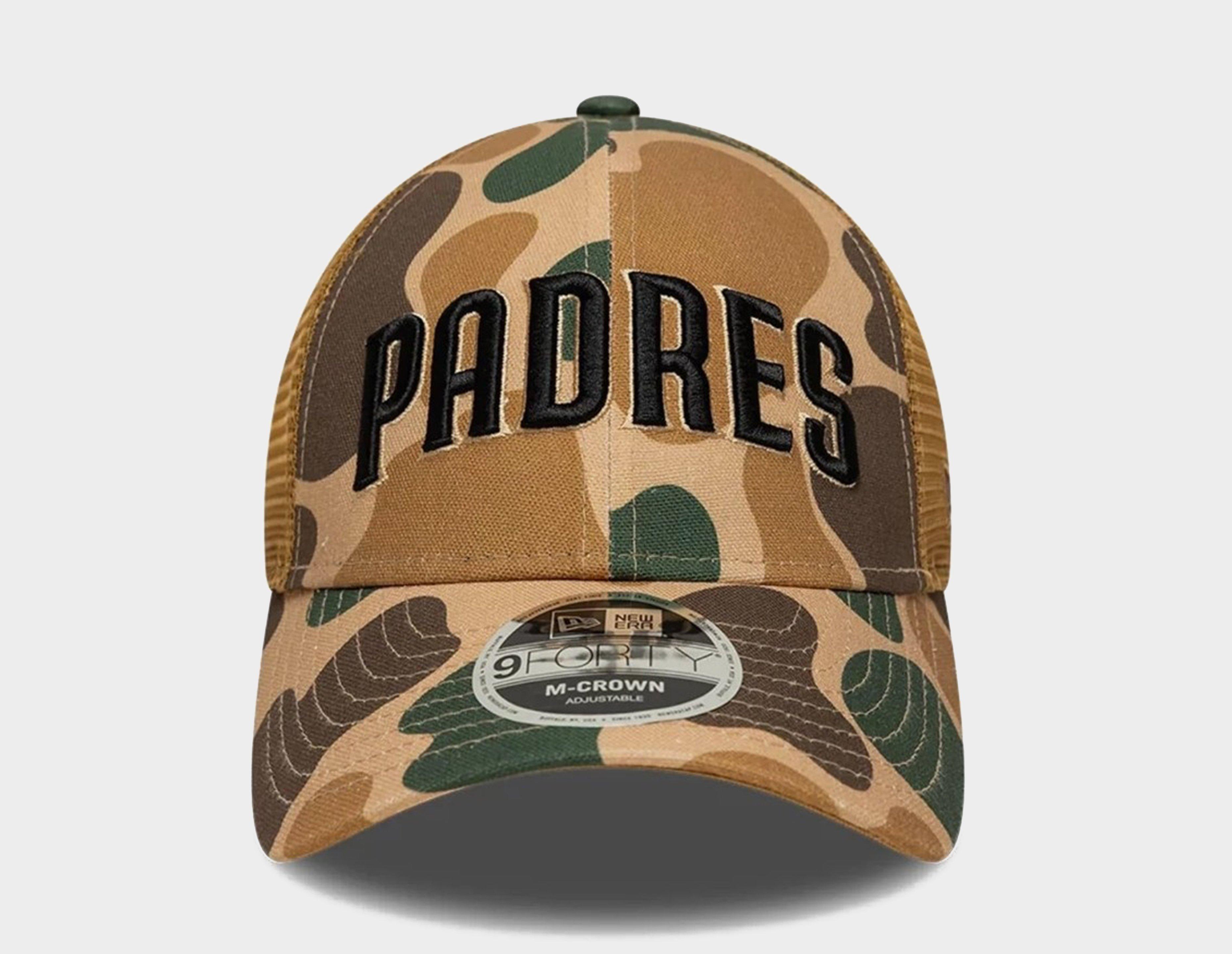 New Era San Diego Padres Mlb Camo 9Forty Cap Brown in   Size One Size