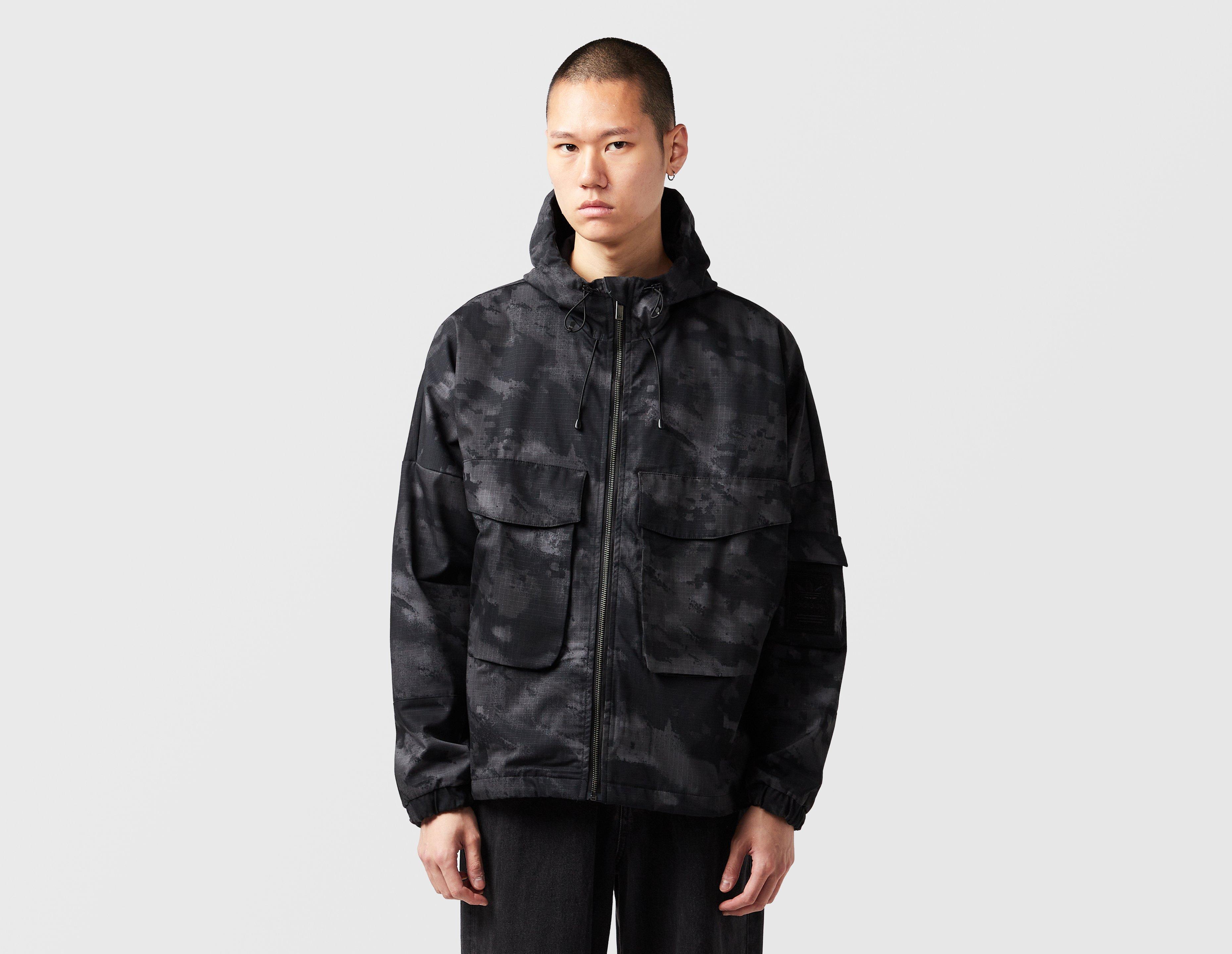 Adidas Originals Cs Camo Jacket Black in  Men's Size Large