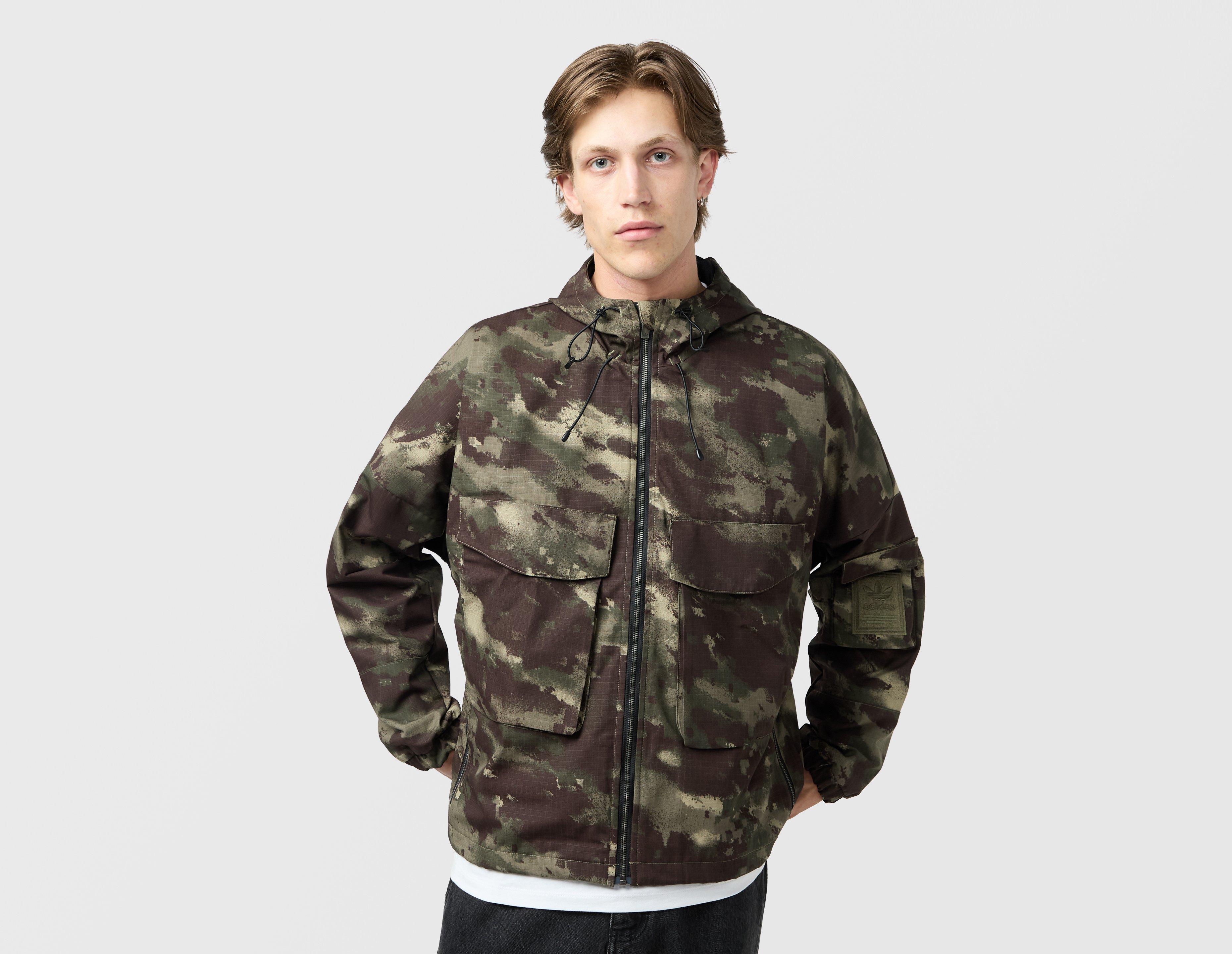 Adidas Originals Cs Camo Jacket Green in  Men's Size Large