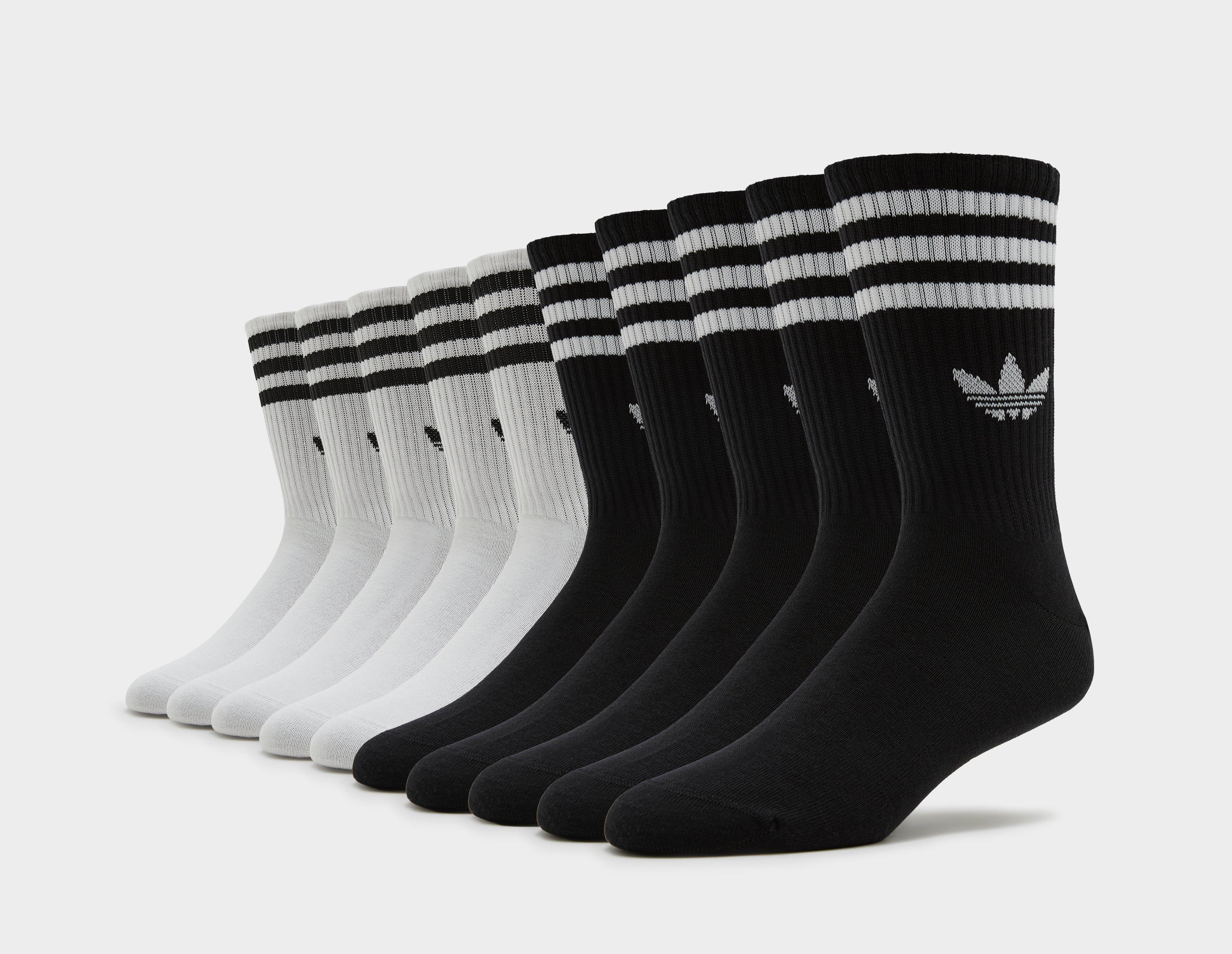 Adidas Originals 10-Pack Crew Socks  in   Size 8.5-10UK