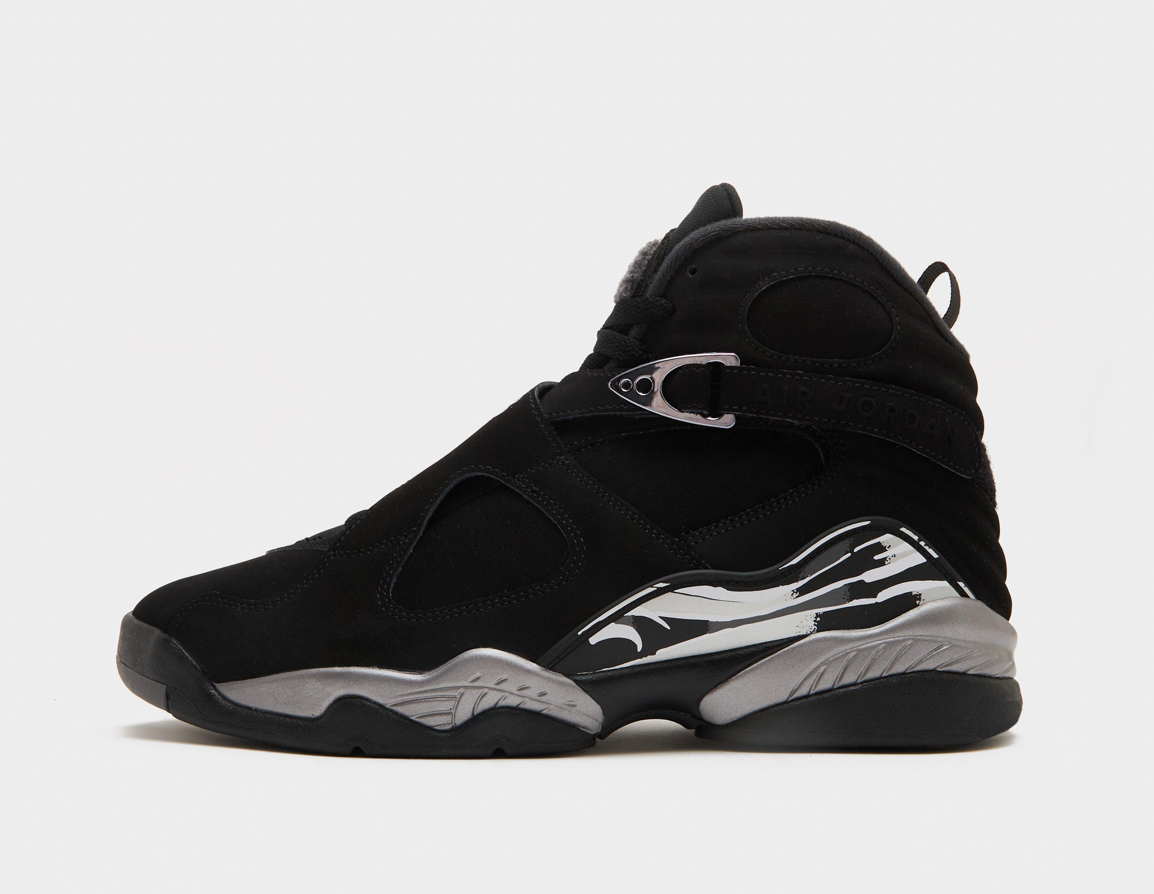 Jordan Air 8 'Chrome' Black in  Men's Size 8