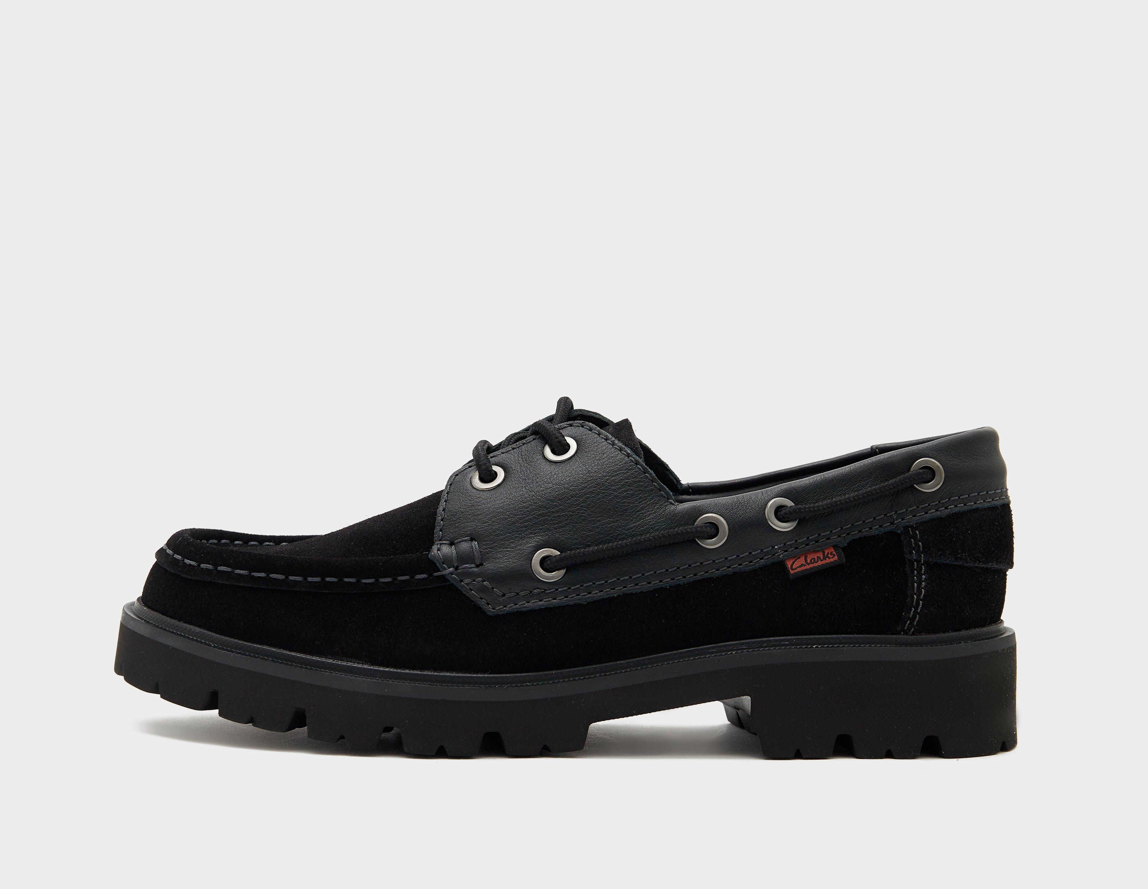 Clarks Originals Cleyhill Boat Shoe Black in  Men's Size 7