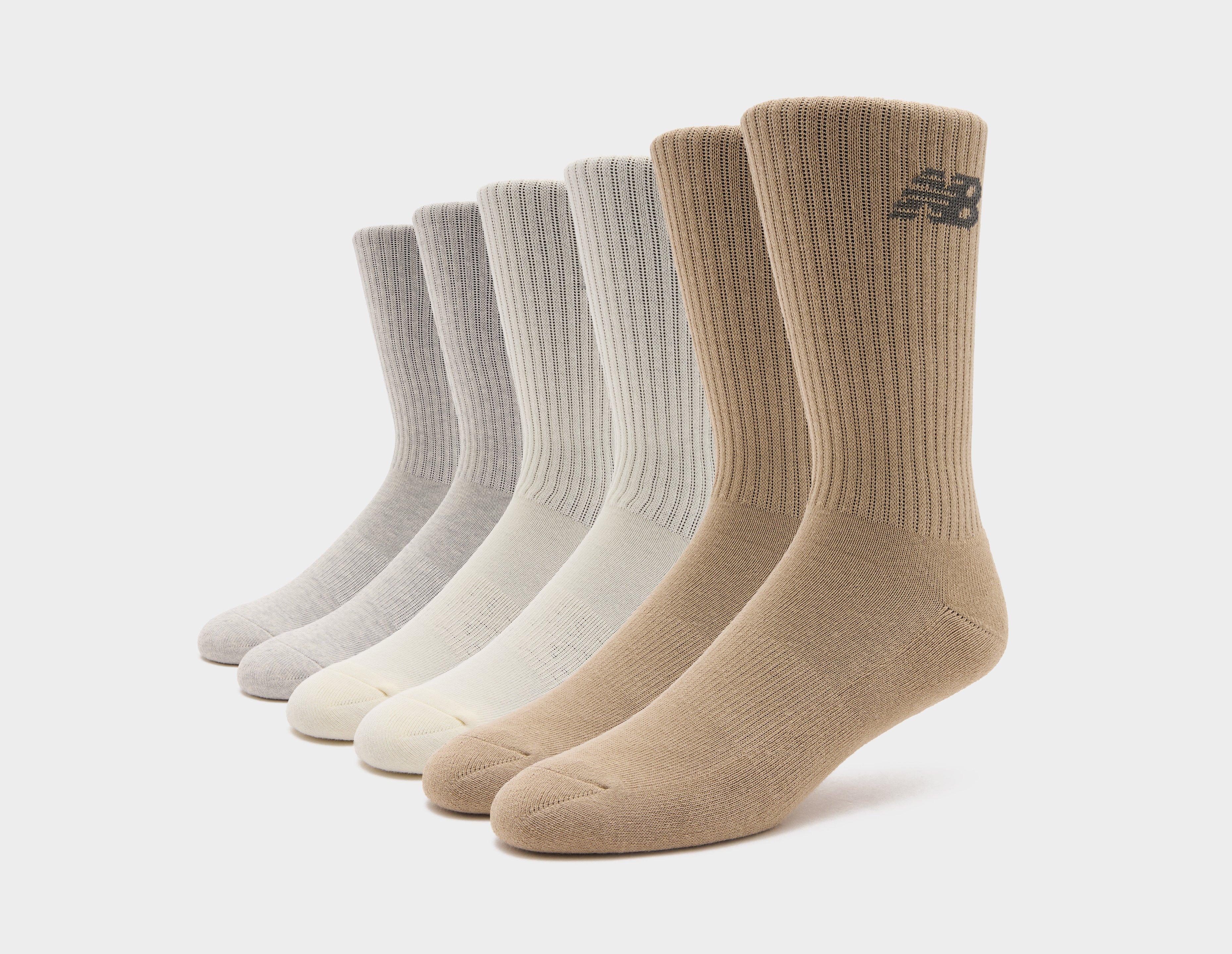 New Balance 6-Pack Everyday Crew Socks  in   Size 4-6.5UK