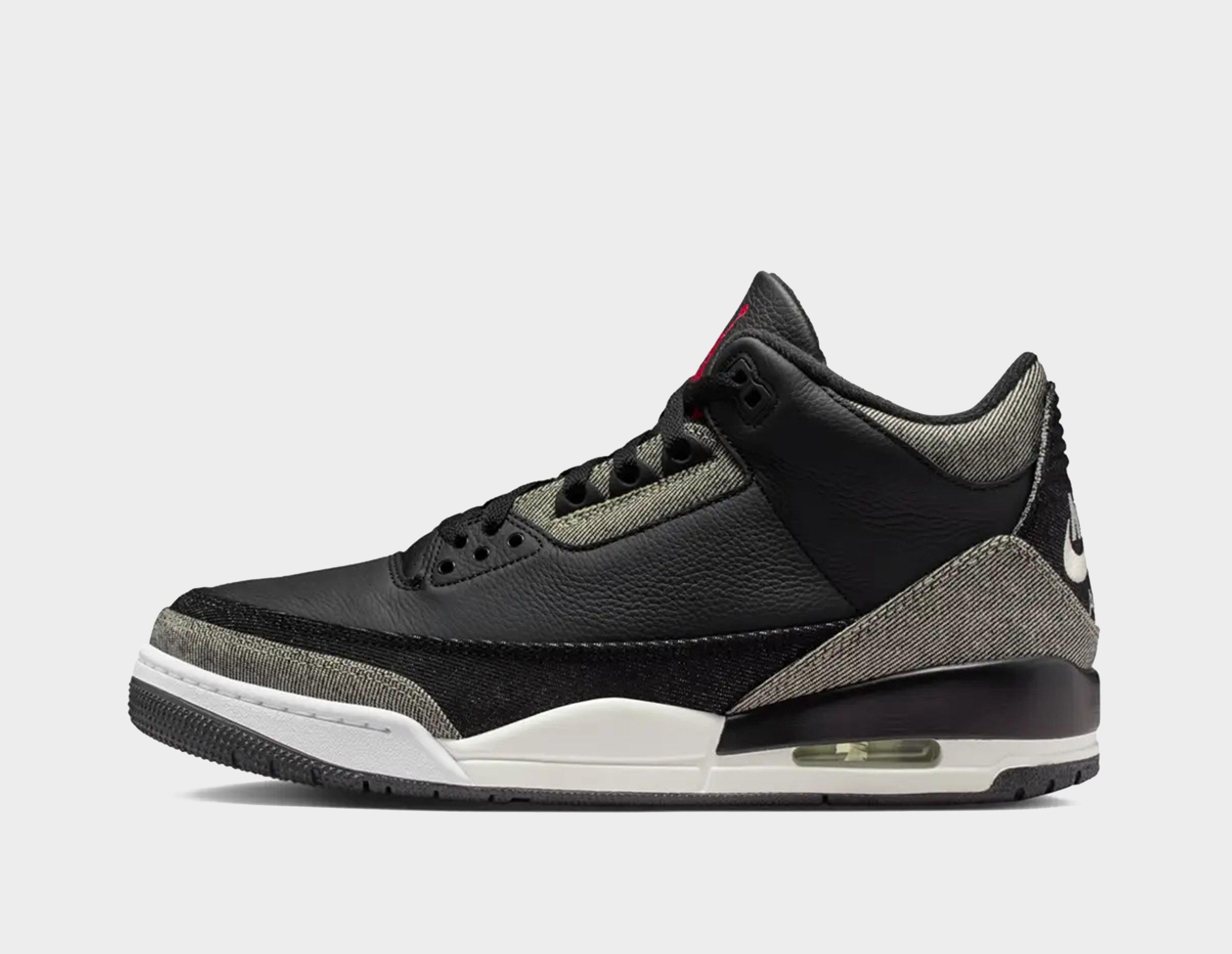 Jordan X Levi's Air 3 Retro Black in  Men's Size 8