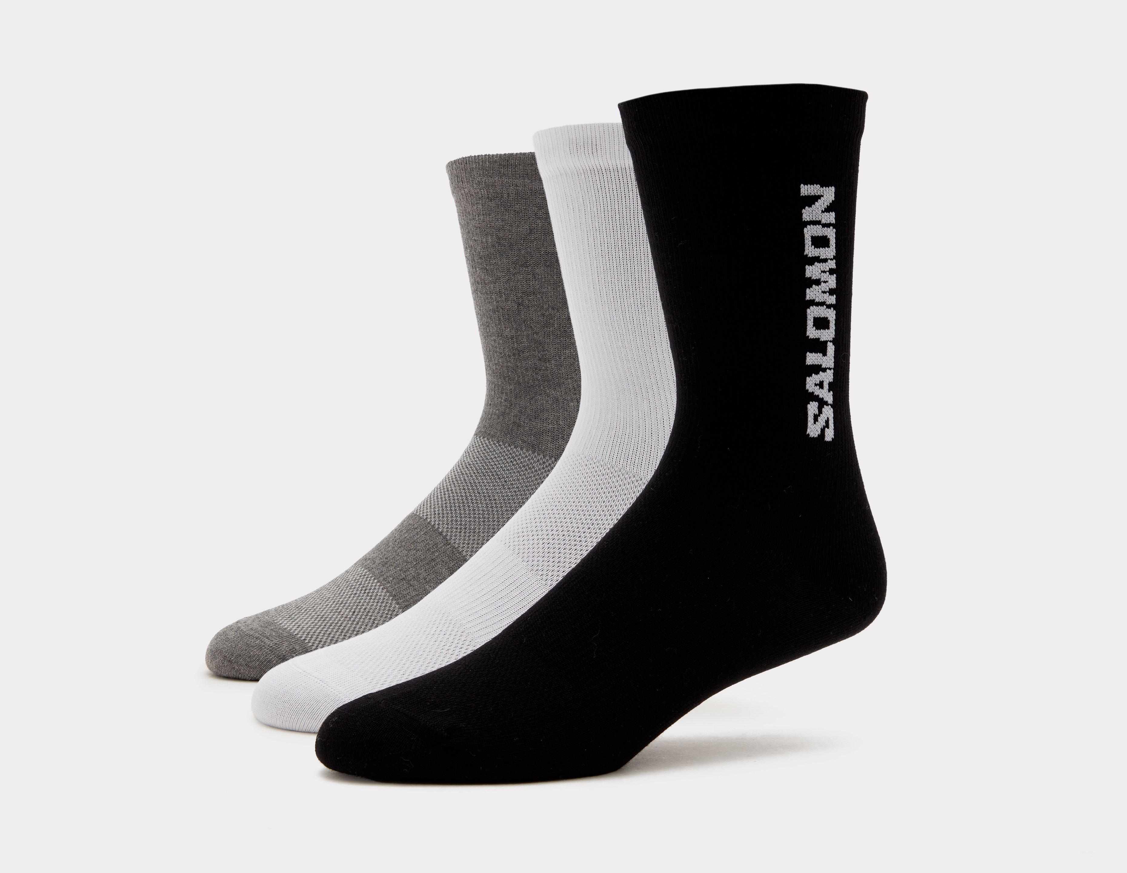 Salomon Everyday Lite 3-Pack Crew Socks Salmon in   Size Medium