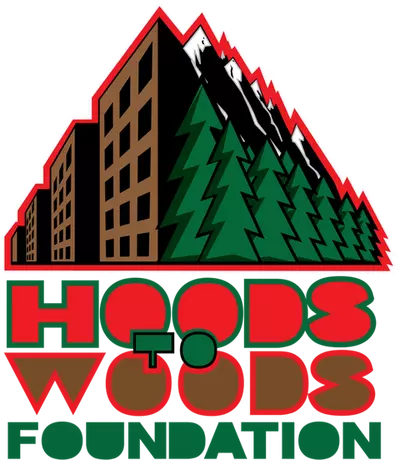 The Hoods to Woods Foundations logo