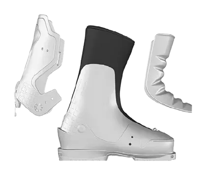 3 piece boot shell diverge tour