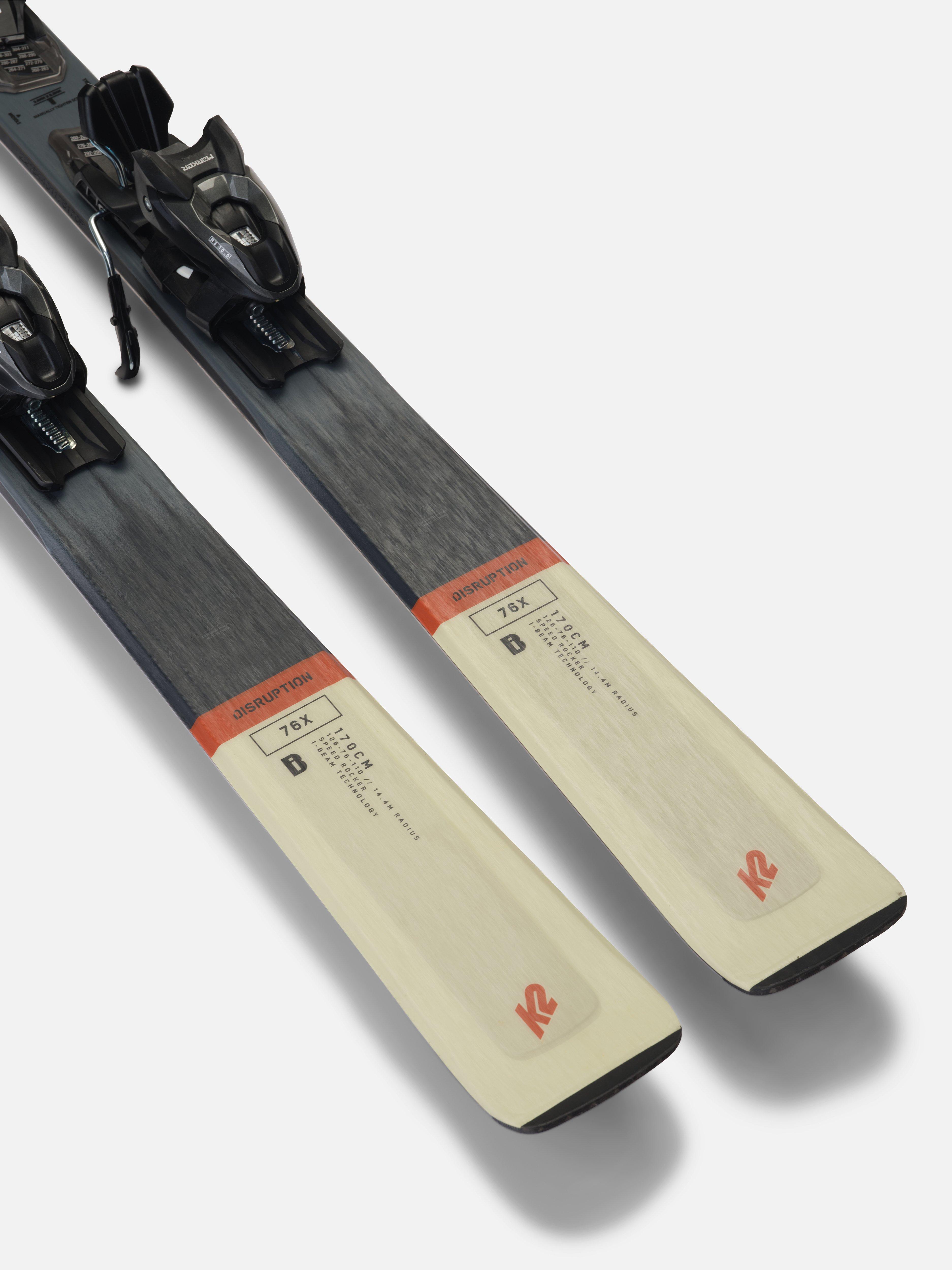 K2 DISRUPTION 76 QUIKCLIK FREE 23-24年モデル K2 Disruption 76X Men's Skis 2024 | K2 Skis and K2 Snowboarding