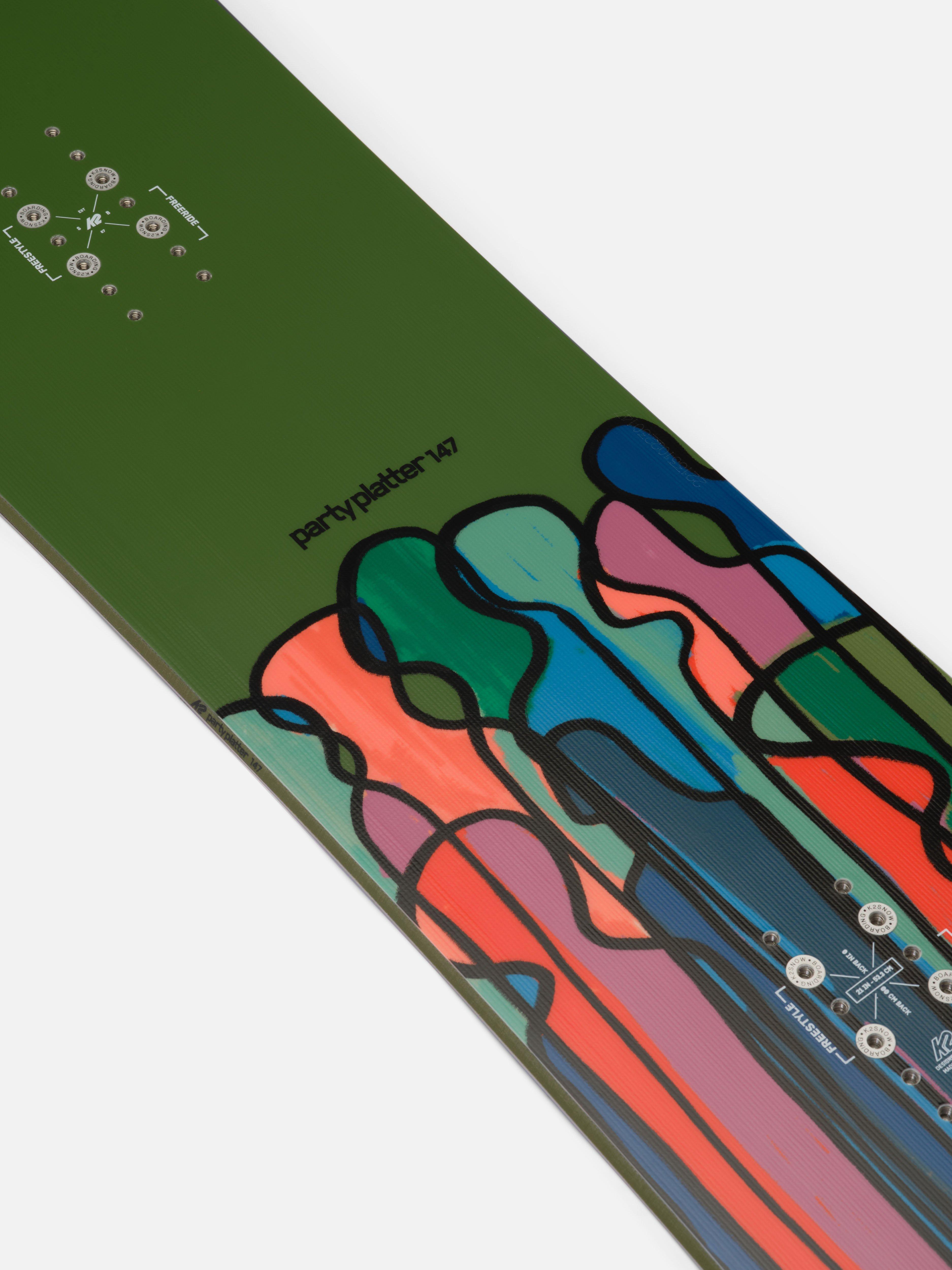 k*2様 23-24 K2 party platter 152 スノーボード 1 K2 Party Platter Unisex Snowboard 2024 | K2 Skis and K2
