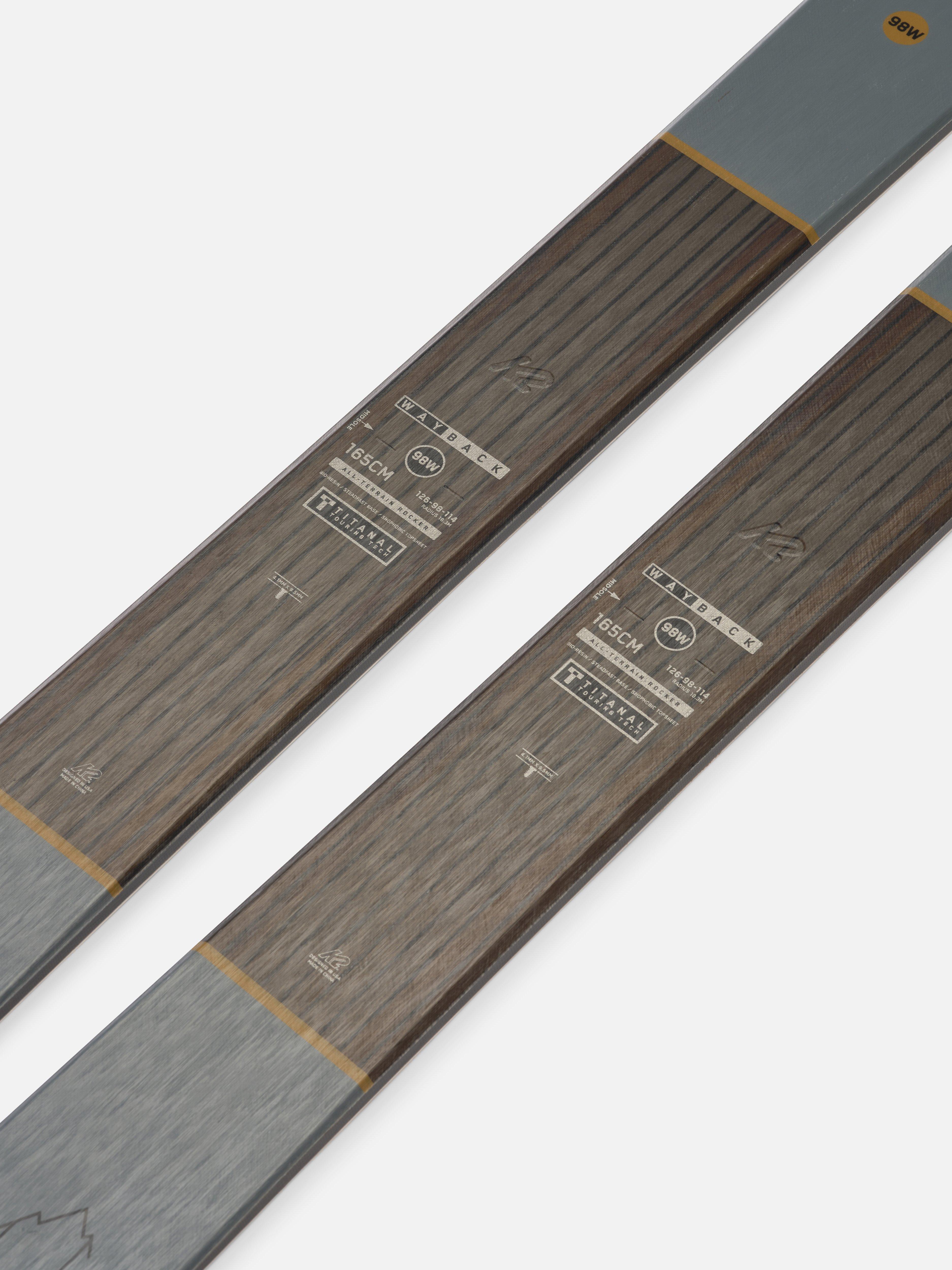 k2 ケーツーWAYBACK&salomon Z12セット K2 Wayback 98 Women's Skis 2026 | K2 Skis and K2 Snowboarding