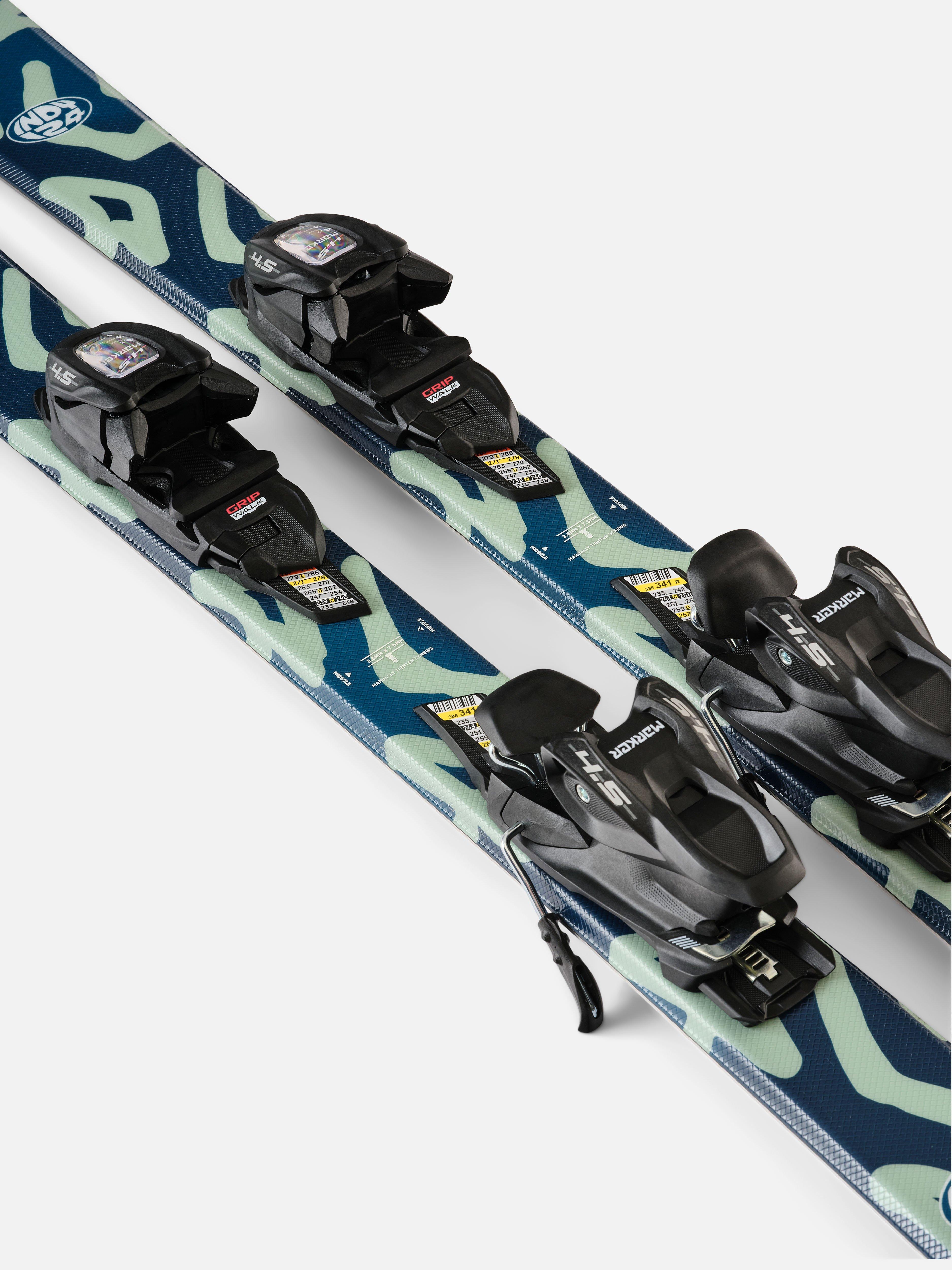 K2 INDY 124 スキー 板 バインディング付き Indy Skis