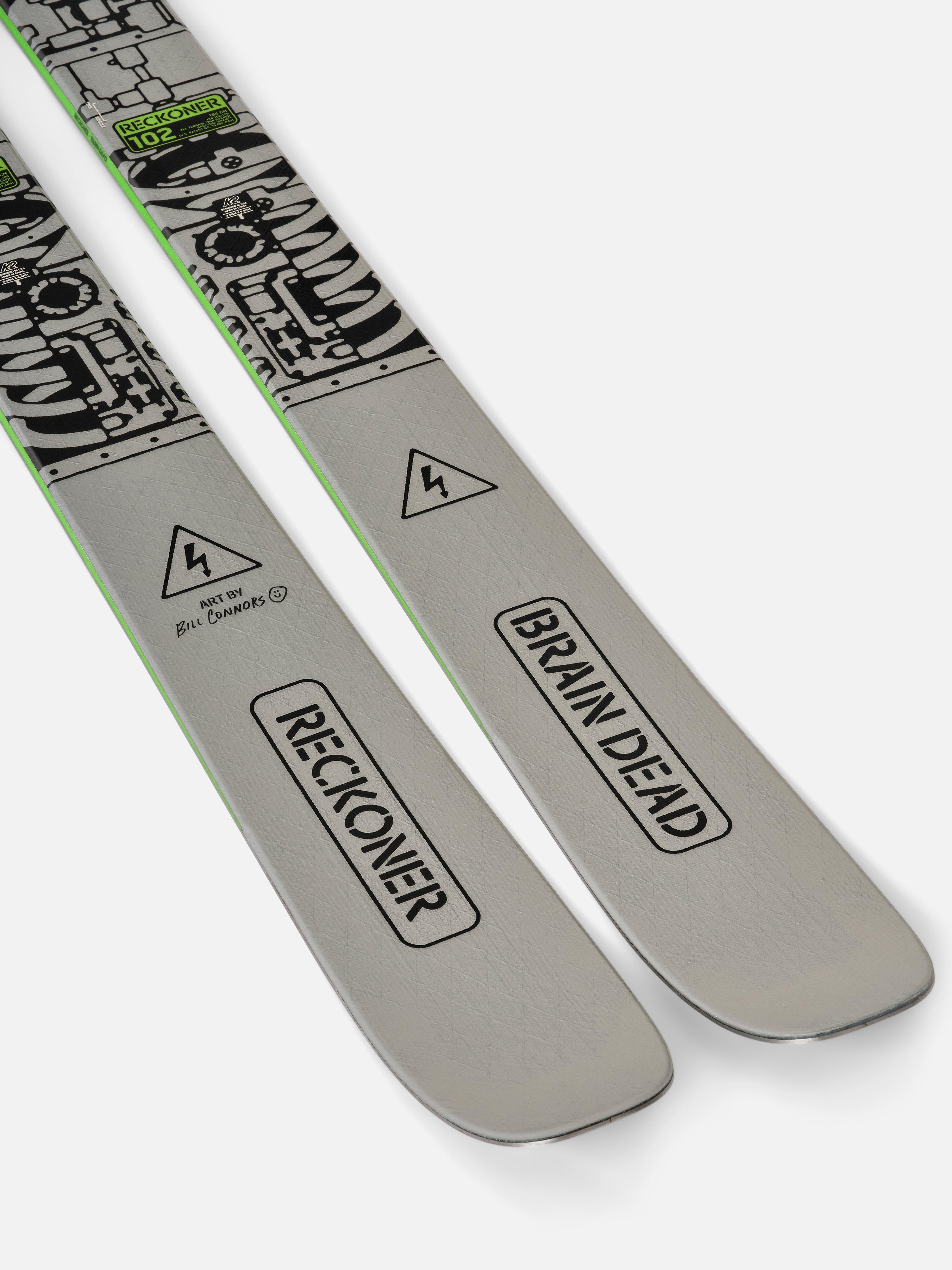 K2 X Brain Dead Reckoner 102 Skis 2025 | K2 Skis and K2 Snowboarding