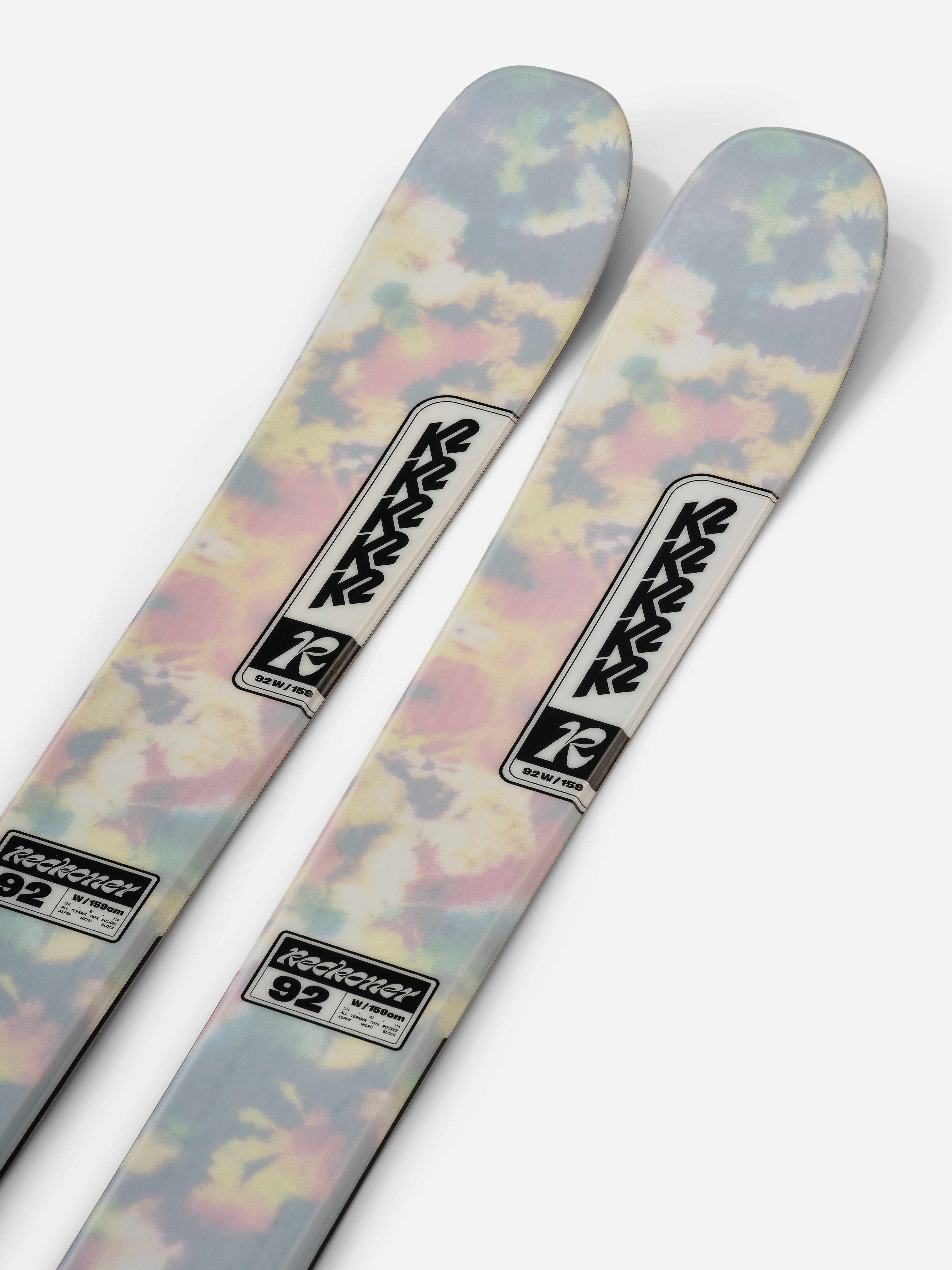 2025モデル K2 Reckoner 92 159cm 2025 K2 Reckoner 92 Skis W/ Squire 10 Quickclik Bindings