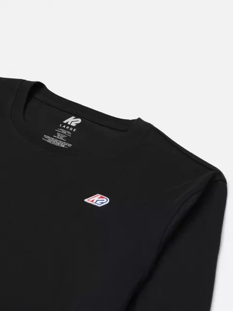 K2 Embroidered Long Sleeve T-Shirt 2025 | K2 Skis and K2 K2 Embroidered Long Sleeve T-Shirt 2025 | K2 Skis and K2