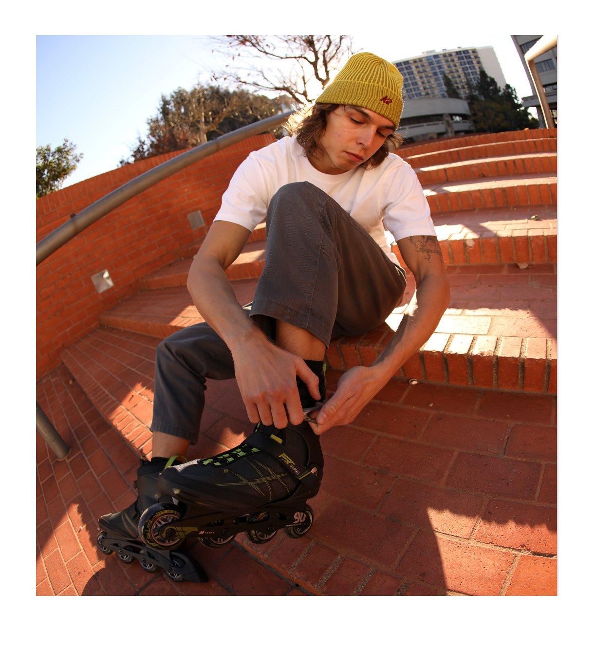 Pattini In Linea K2 Alexis 80 Donna - Nero-Arancio, Ruote 80mm, ABEC-5, SoftBoot Comfort - Foto 6