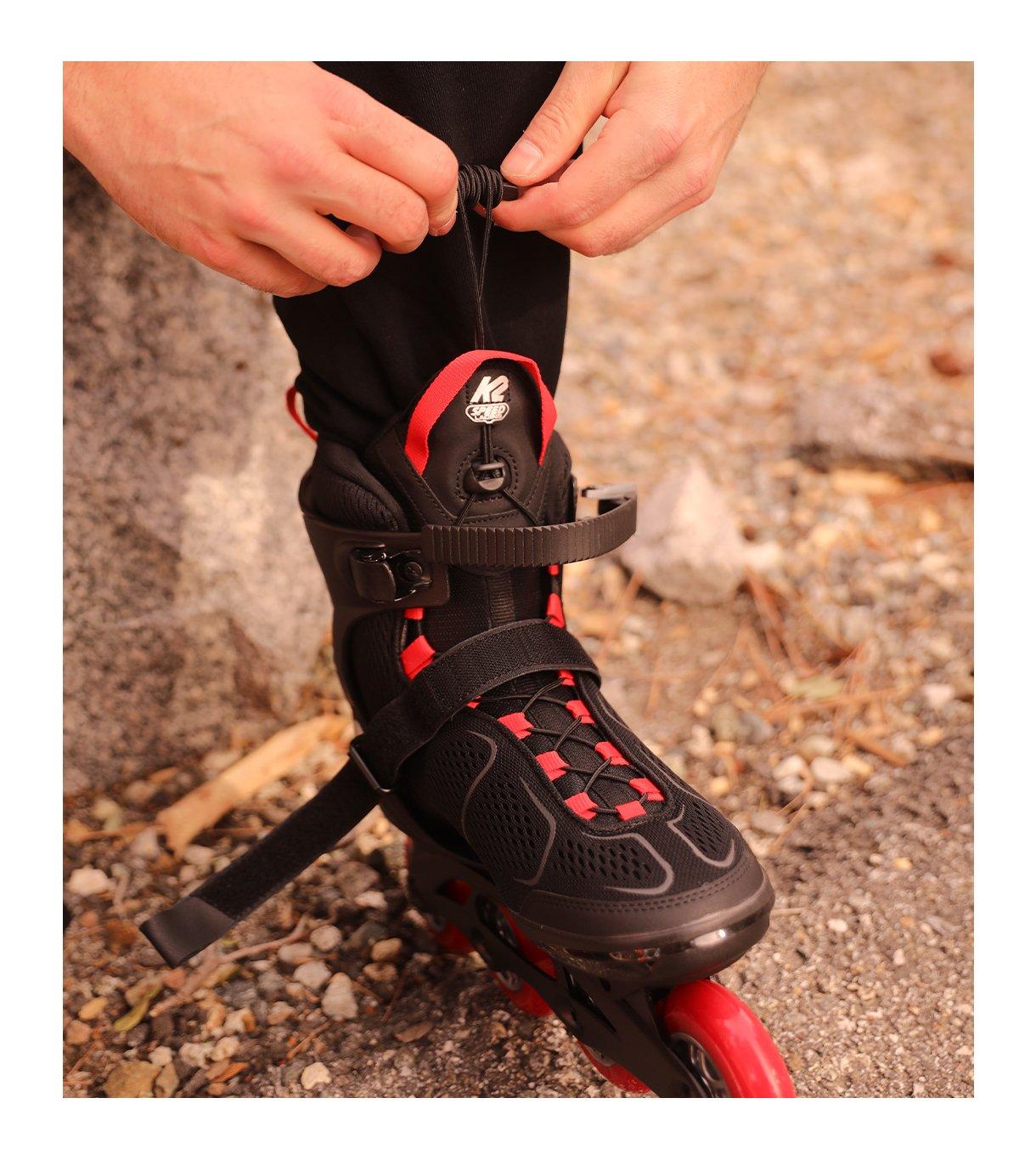 Pattini In Linea K2 Alexis 80 Donna - Nero-Arancio, Ruote 80mm, ABEC-5, SoftBoot Comfort - Foto 5