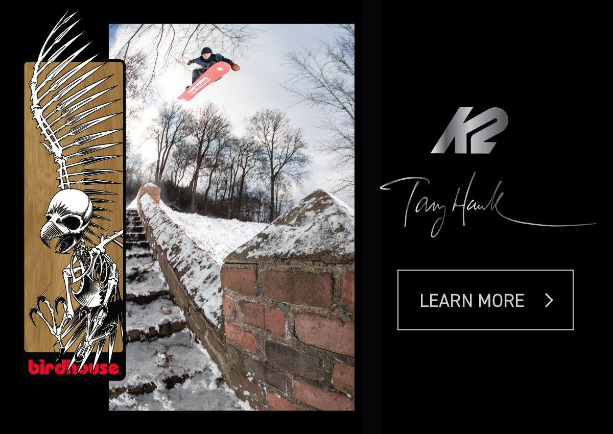 K2 x Tony Hawk x Birdhouse Afterblack Snowboard 2022 K2