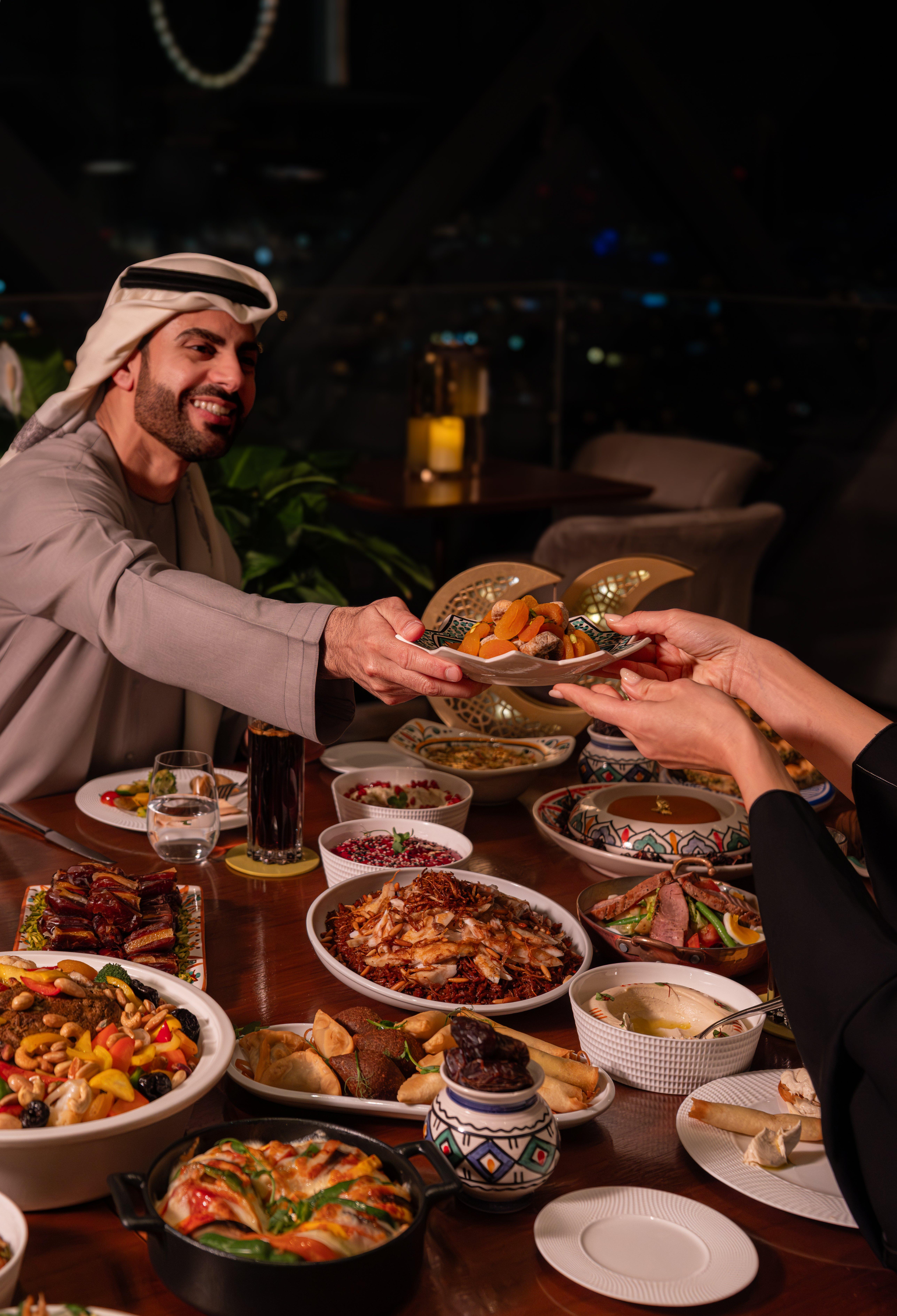 interior of restaurant aelia in dubai the link  