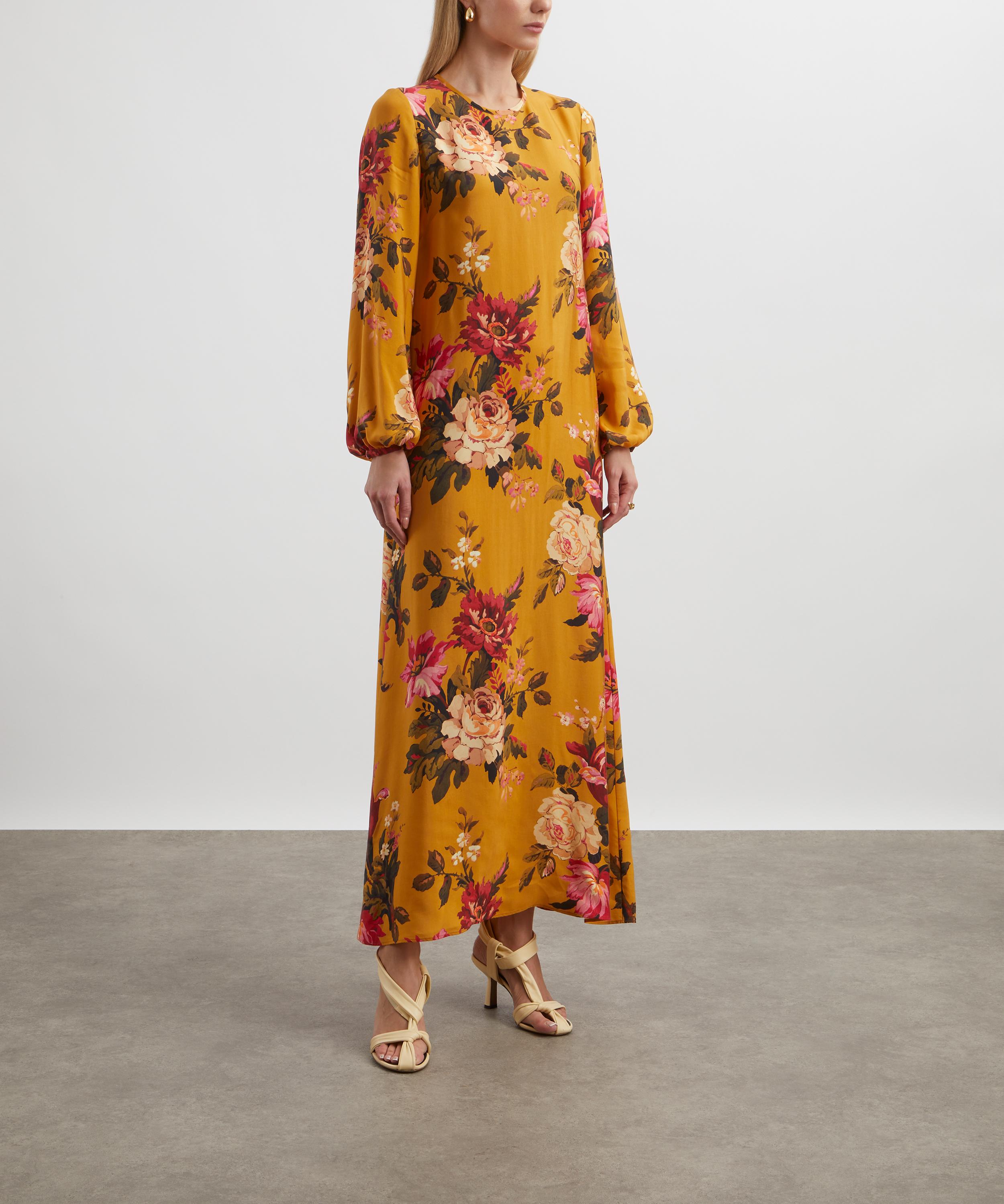 Horizon Charm Light Yellow Slit Maxi Dress Horizon Charm Light Yellow Slit Maxi Dress